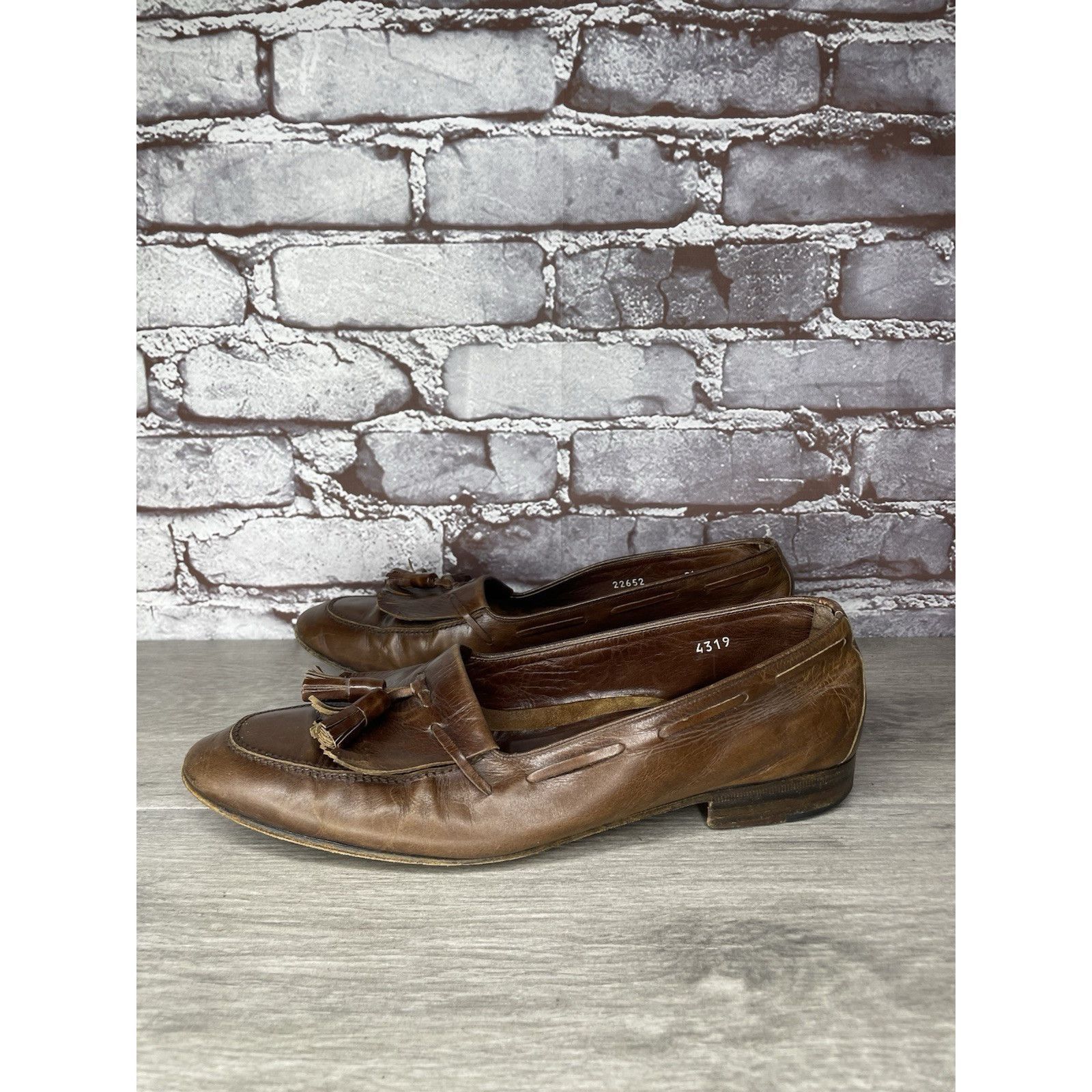 Moreschi Moreschi Brass Boot Brown Leather VTG Tassel Loafer Dress Sh Size US 8.5 / EU 41-42 - 21 Thumbnail