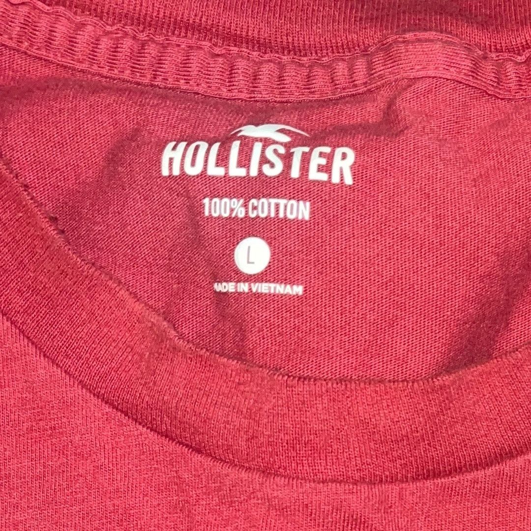 Hollister Logo Crewneck Classic Fit T-Shirt SZ L Streetwear Casual Y2K Size US L / EU 52-54 / 3 - 3 Thumbnail