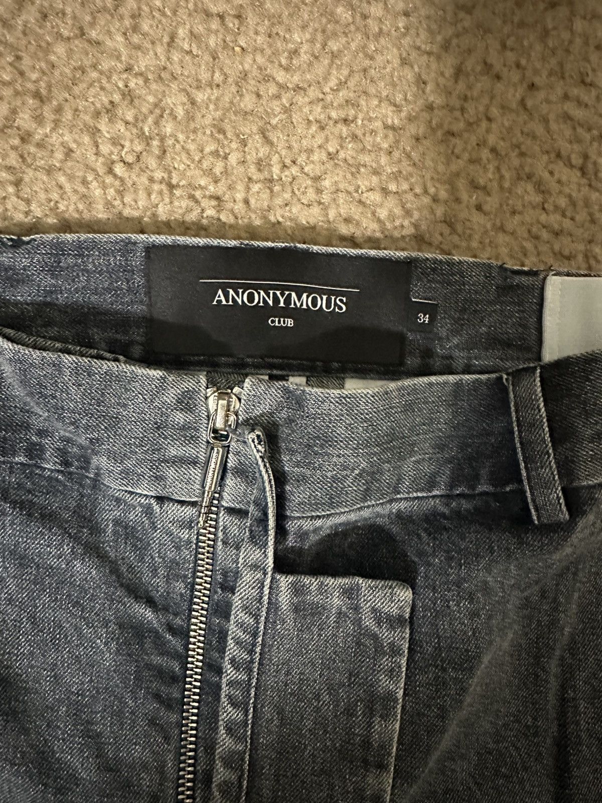 Anonymous Club × Hood By Air Anonymous Club 3 legs denim Size US 34 / EU 50 - 2 Thumbnail