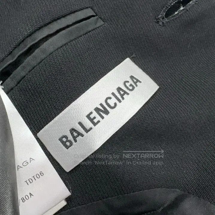 Balenciaga Balenciaga Black Button-Down Long Sleeve Suit. Size US M / EU 48-50 / 2 - 5 Thumbnail