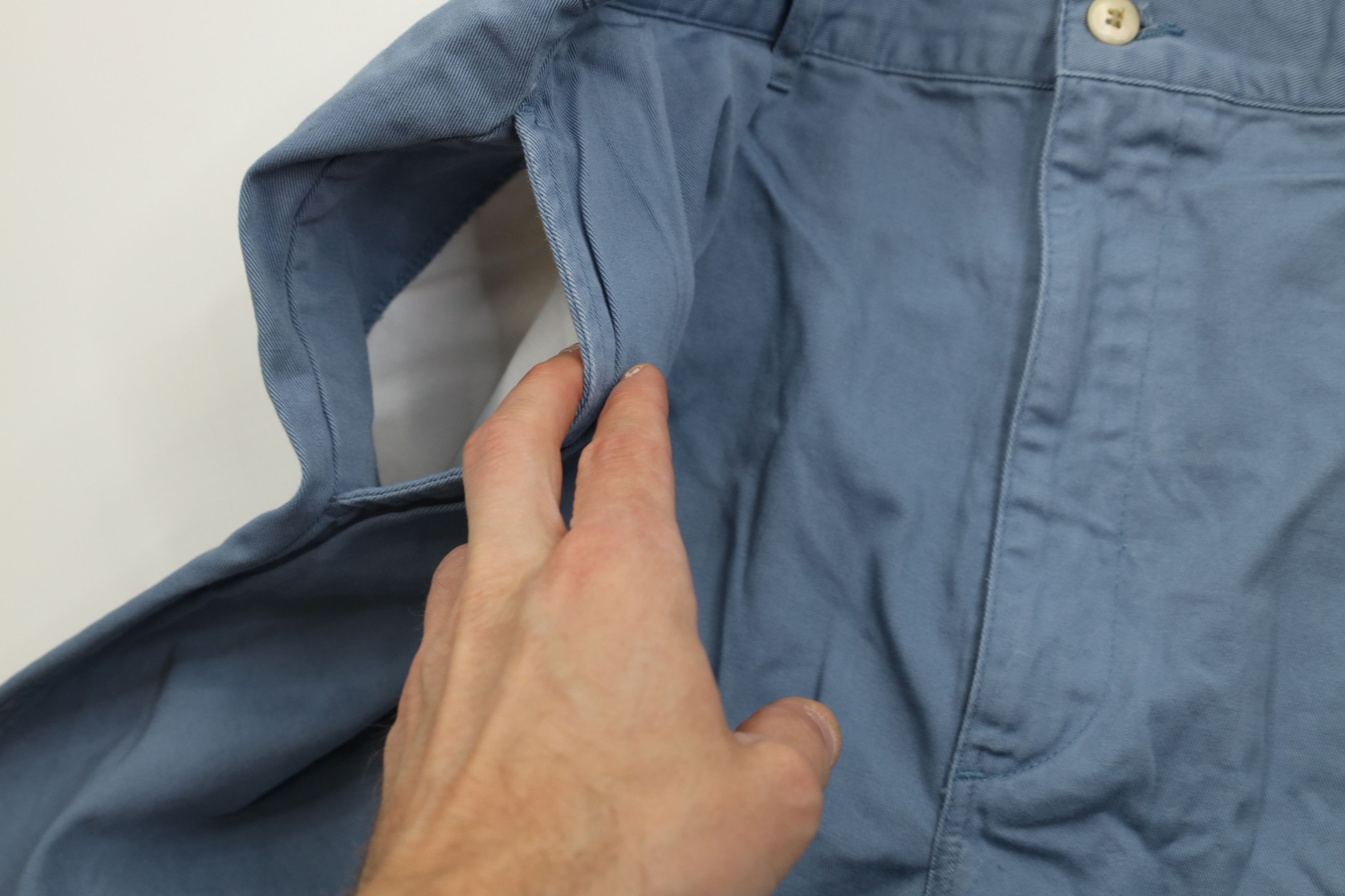 Ralph Lauren Vintage 90s Ralph Lauren Golf Chino Shorts Blue Cotton Size US 36 / EU 52 - 6 Thumbnail