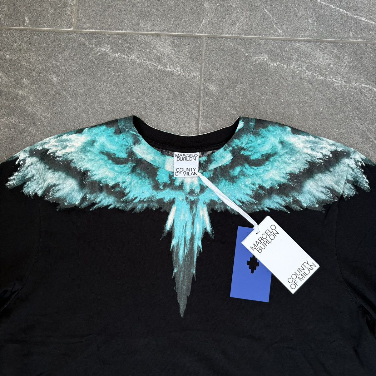 Marcelo Burlon Marcelo Burlon County of Milan Icon Wings basic t-shirt Size US L / EU 52-54 / 3 - 3 Thumbnail