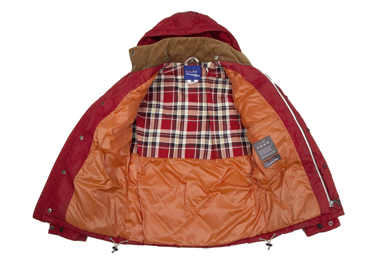 Junya Watanabe Patch Design Down Jacket in Red, Size XS Size US XS / EU 42 / 0 - 14 Thumbnail
