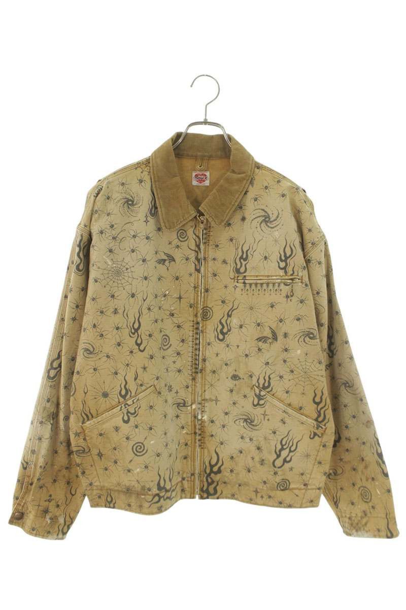 Saint Michael SAINT MICHAEL Dr. Woo All-Over Print Detroit Jacket Size M Size US M / EU 48-50 / 2 - 1 Thumbnail