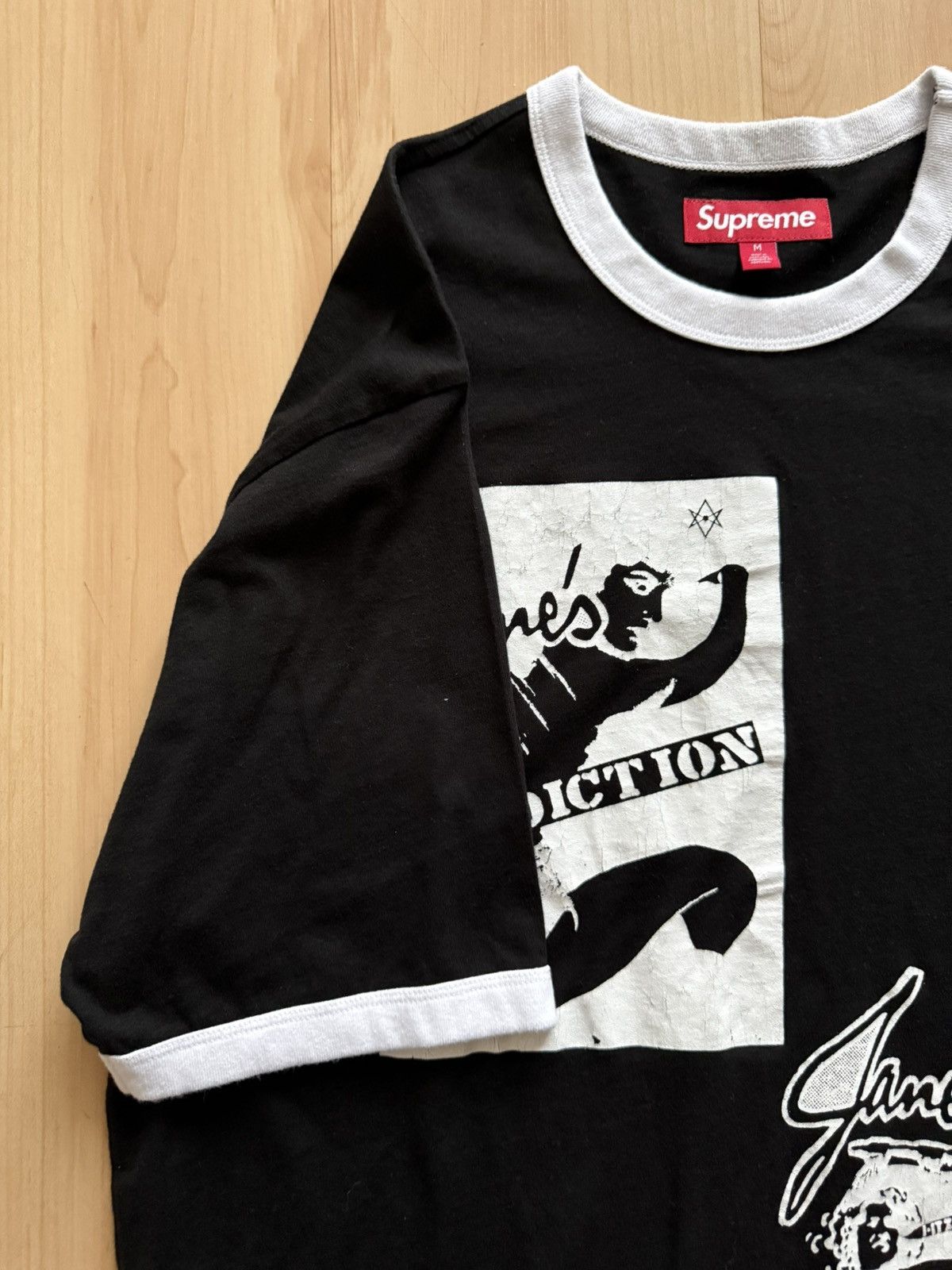 Supreme Supreme Jane’s Addiction Ringer T Shirt Black Size US M / EU 48-50 / 2 - 5 Thumbnail