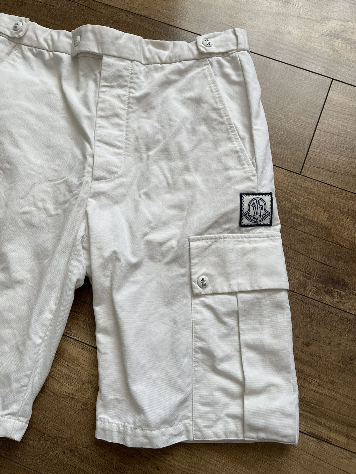 Moncler Moncler Gamme Bleu Bermuda Cargo Shorts Italy Size US 30 / EU 46 - 4 Thumbnail