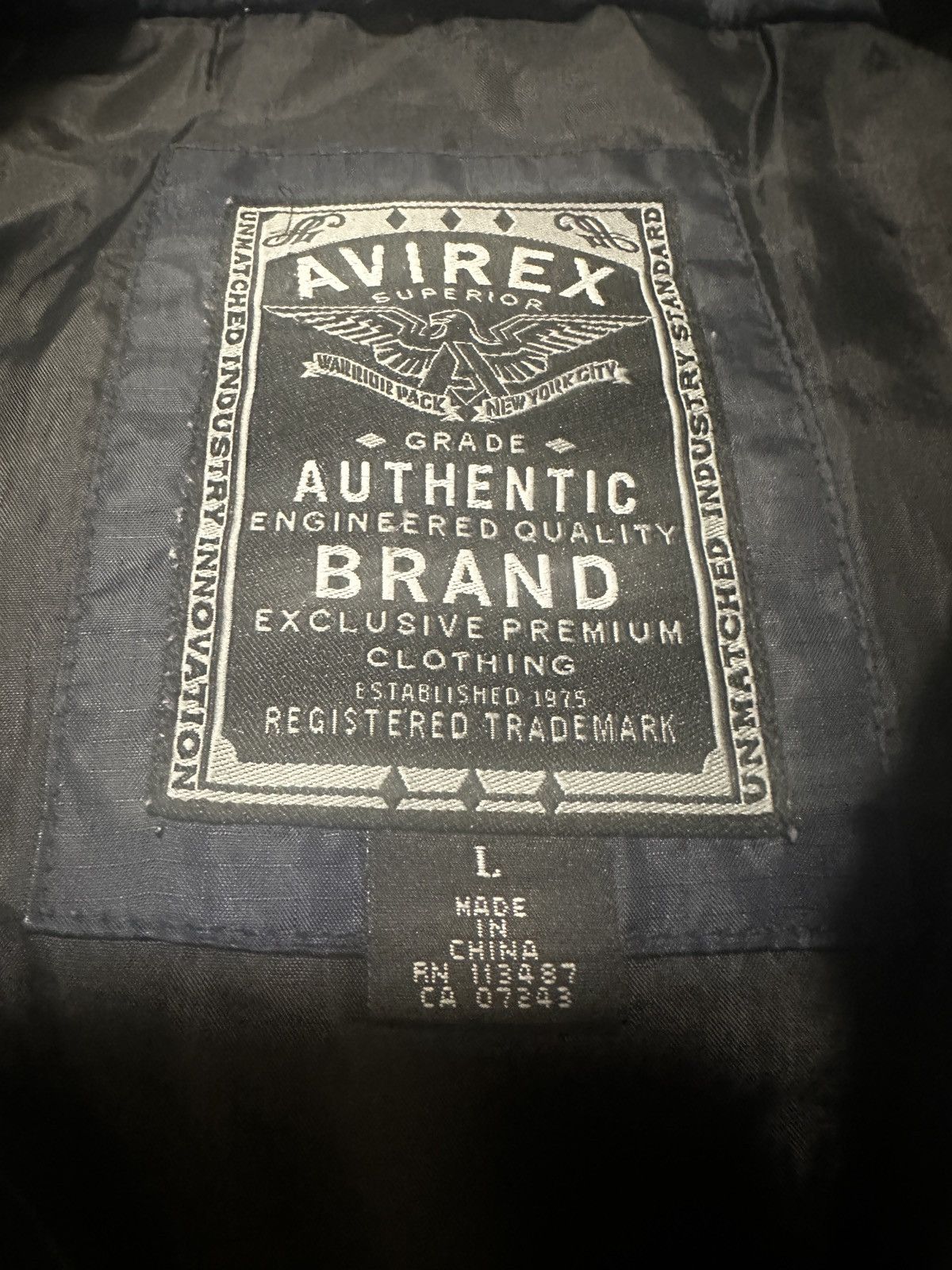 Avirex Avirex Navy Puffer Vest Size US L / EU 52-54 / 3 - 3 Thumbnail