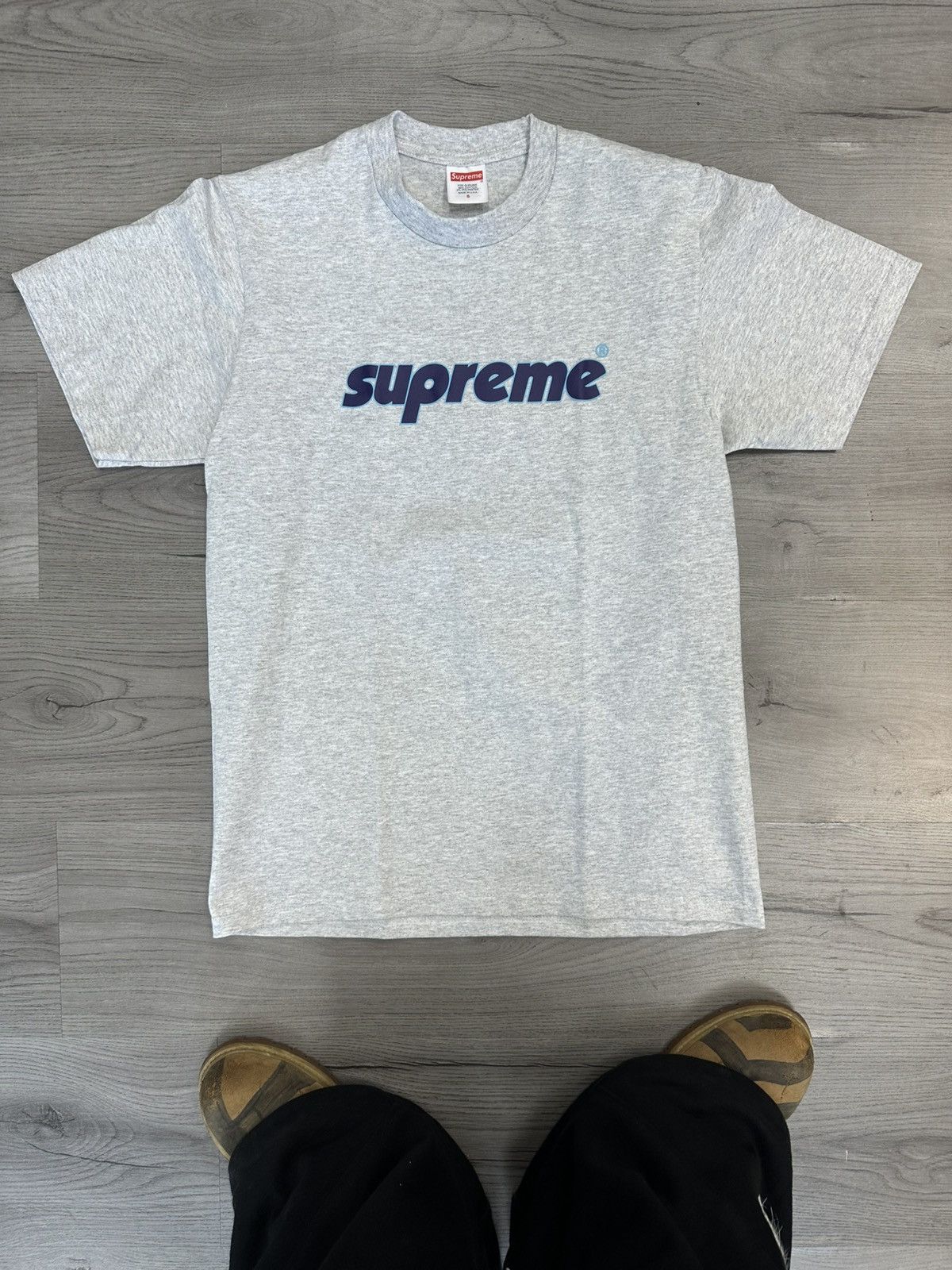 Supreme Supreme Pinline Tee Grey Size US S / EU 44-46 / 1 - 1 Thumbnail