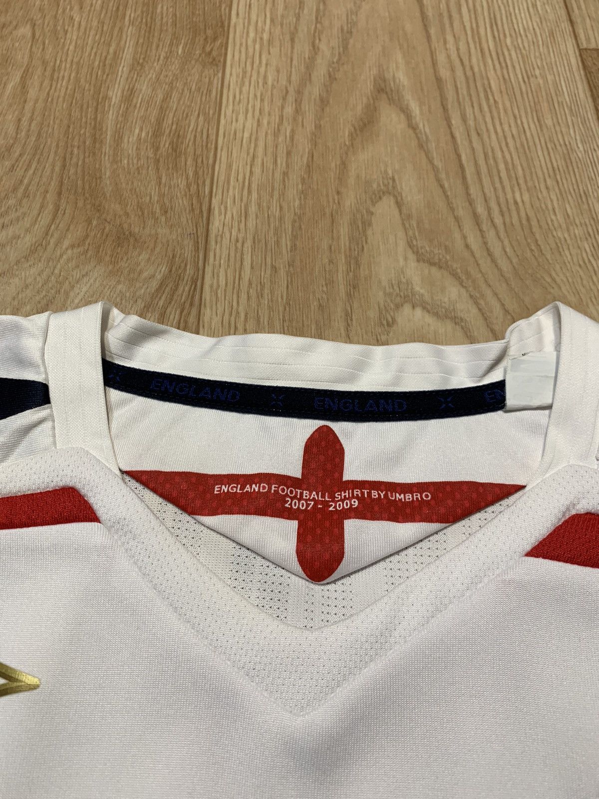 Umbro Vintage 2007-2009 Umbro England Soccer Jersey T-Shirt Size US XXL / EU 58 / 5 - 8 Thumbnail