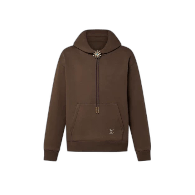 Louis Vuitton Louis Vuitton Turquoise Flower Brown Hoodie Size US L / EU 52-54 / 3 - 1 Thumbnail