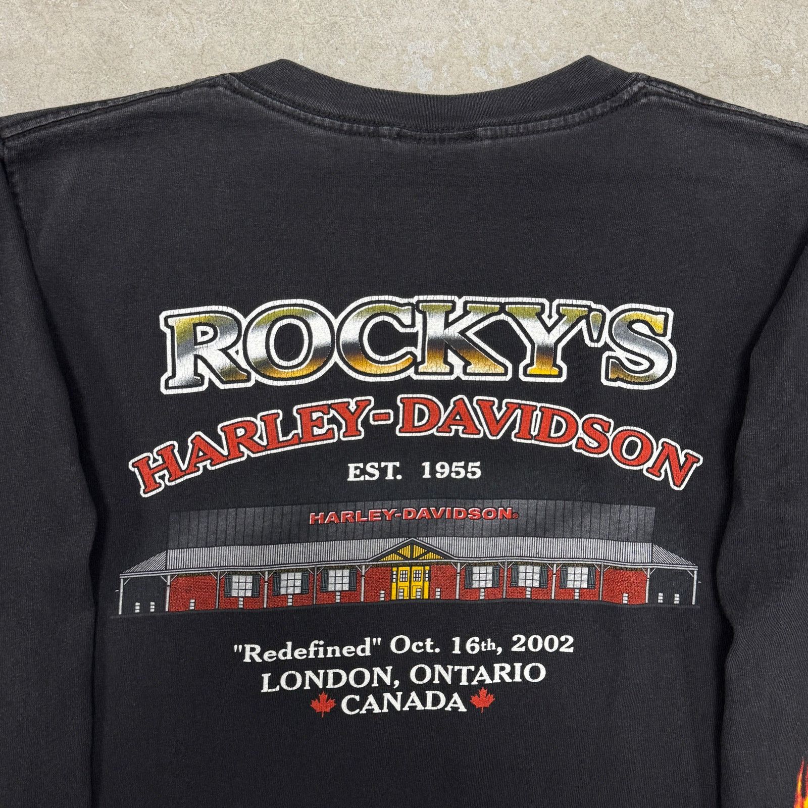Harley Davidson Vintage Harley Davidson Flame Longsleeve Size US S / EU 44-46 / 1 - 4 Thumbnail