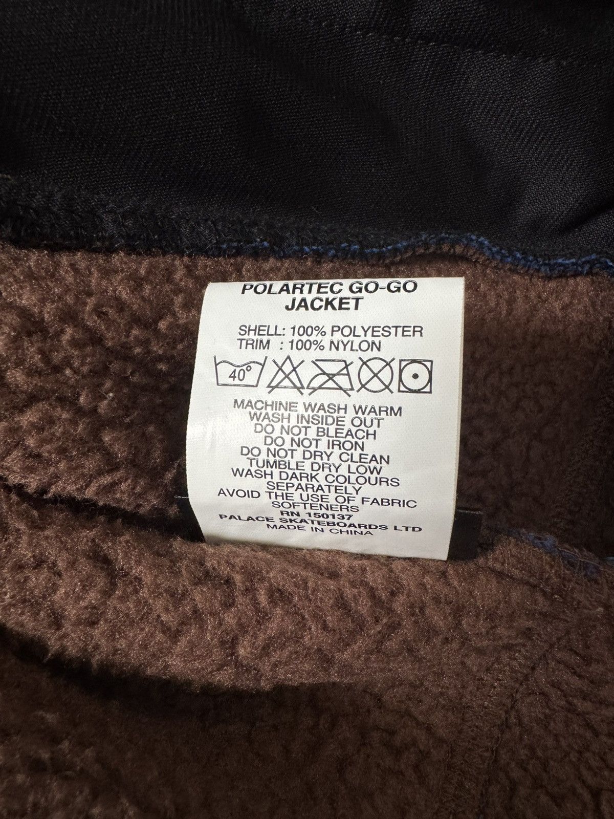 Palace Palace x Polartec Go-Go Jacket Fleece - Brown - M Size US M / EU 48-50 / 2 - 7 Thumbnail