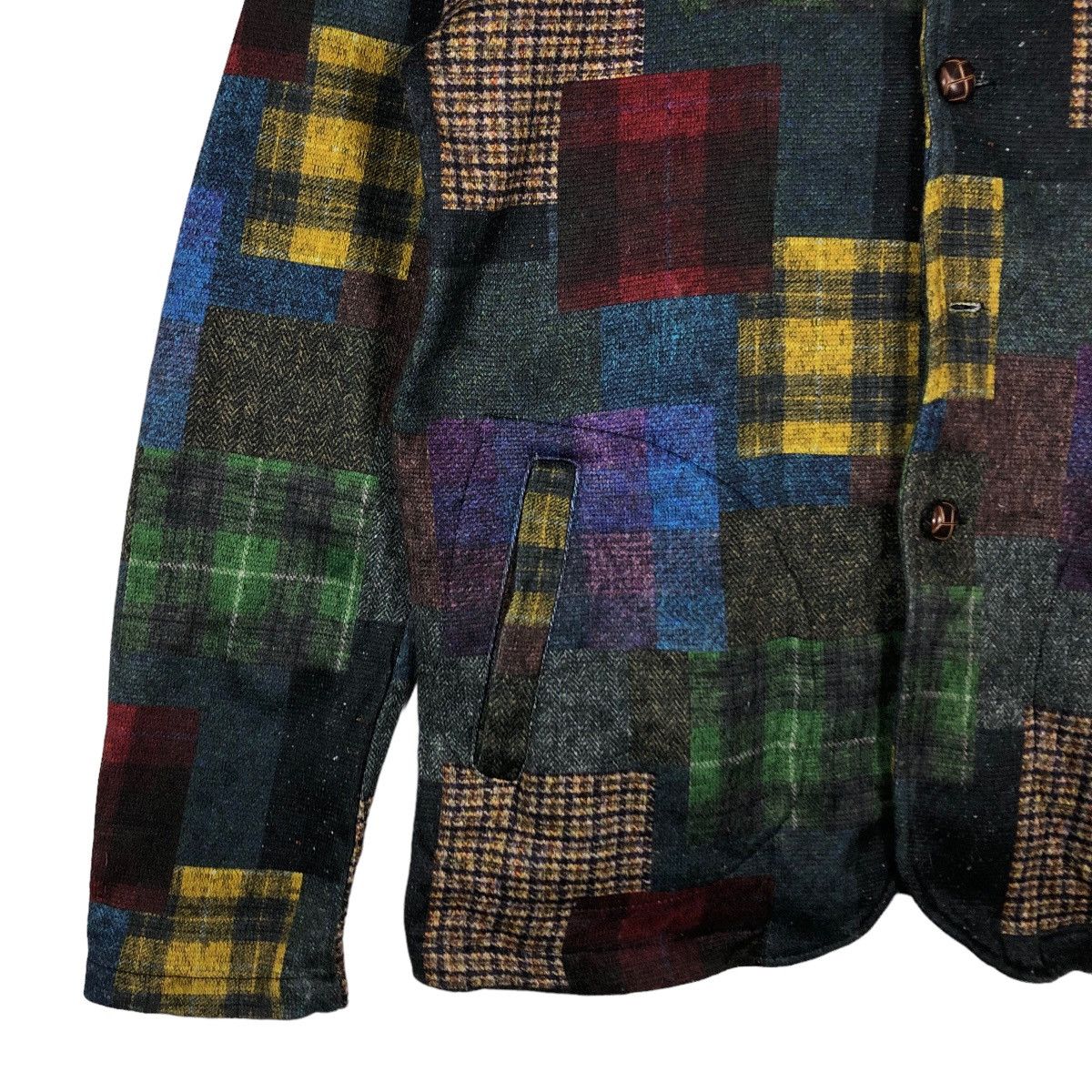 Japanese Brand 🔥Rare Patch Work Design Rare Colour Issey Miyake Design Size US L / EU 52-54 / 3 - 3 Thumbnail