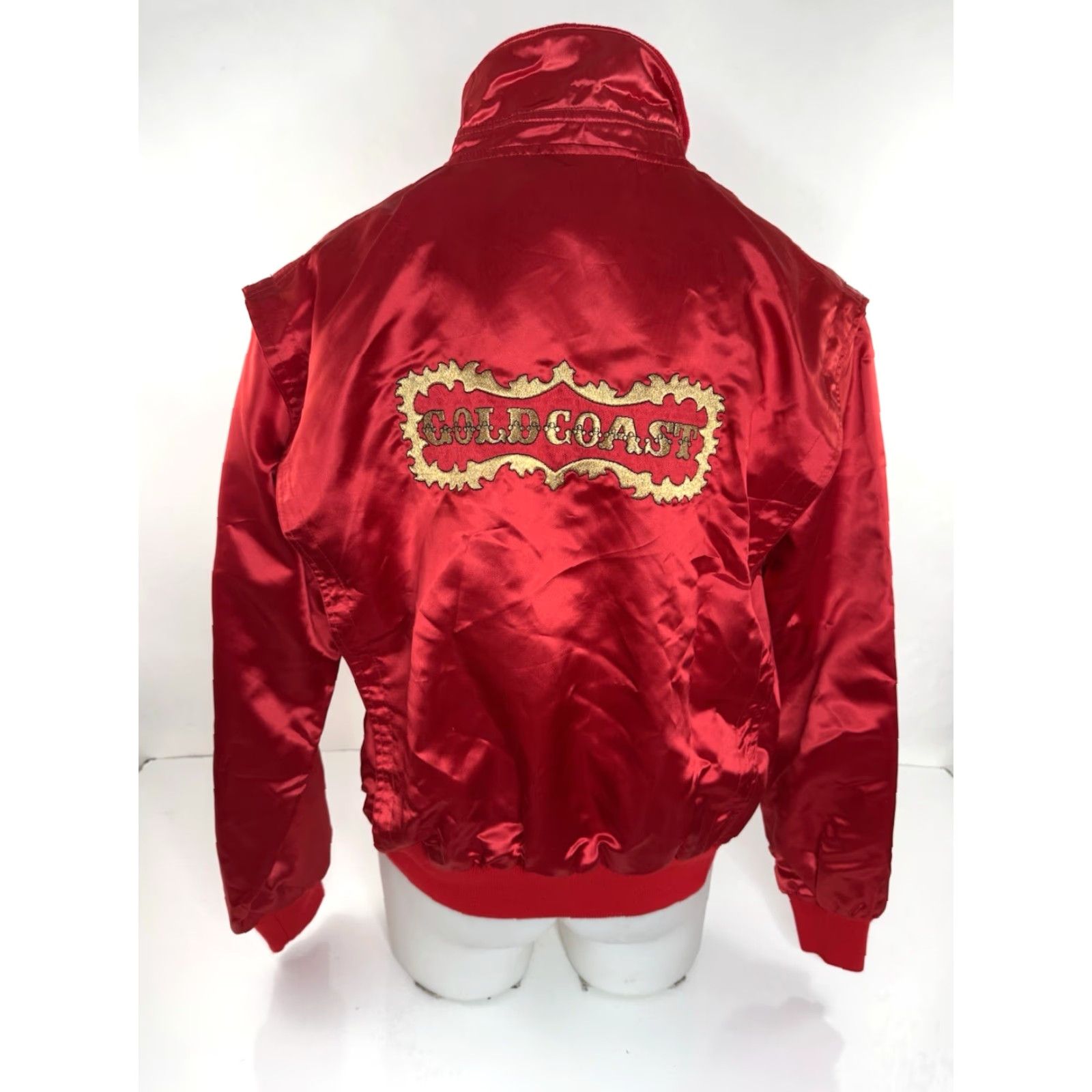 Vintage GOLD COAST CASINO Las Vegas Embroidered Satin L Jacket - Red, Men, Jacket, XS? No, L — Vintage? Not specified Size US L / EU 52-54 / 3 - 2 Thumbnail