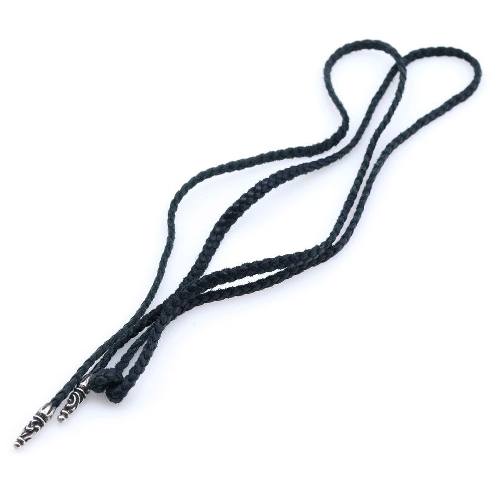 Chrome Hearts Chrome Hearts Leather Braid Scroll Necklace Size ONE SIZE - 2 Thumbnail