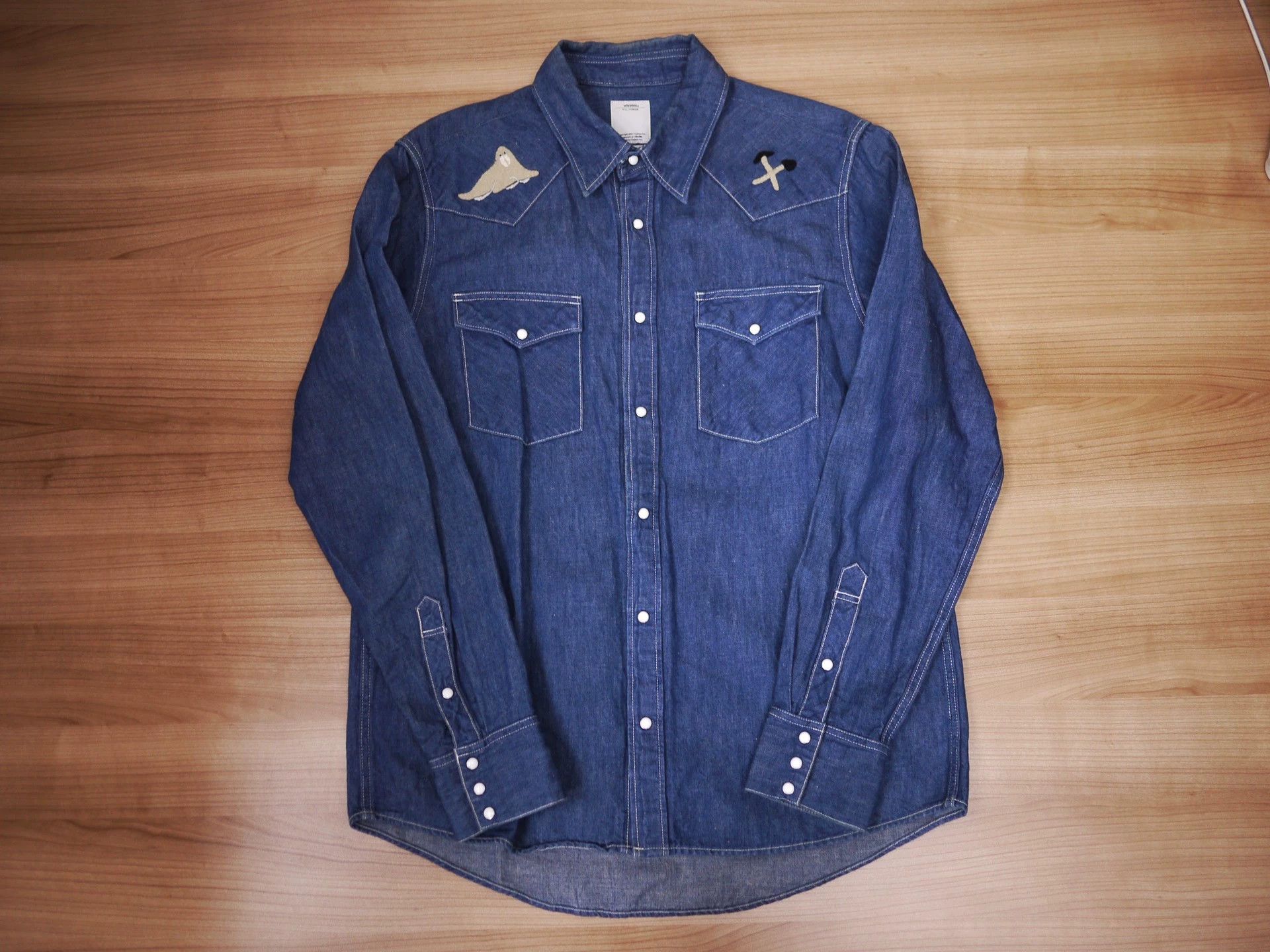 Visvim Visvim Social Sculpture OneWash Shirt 3 Size US L / EU 52-54 / 3 - 1 Thumbnail