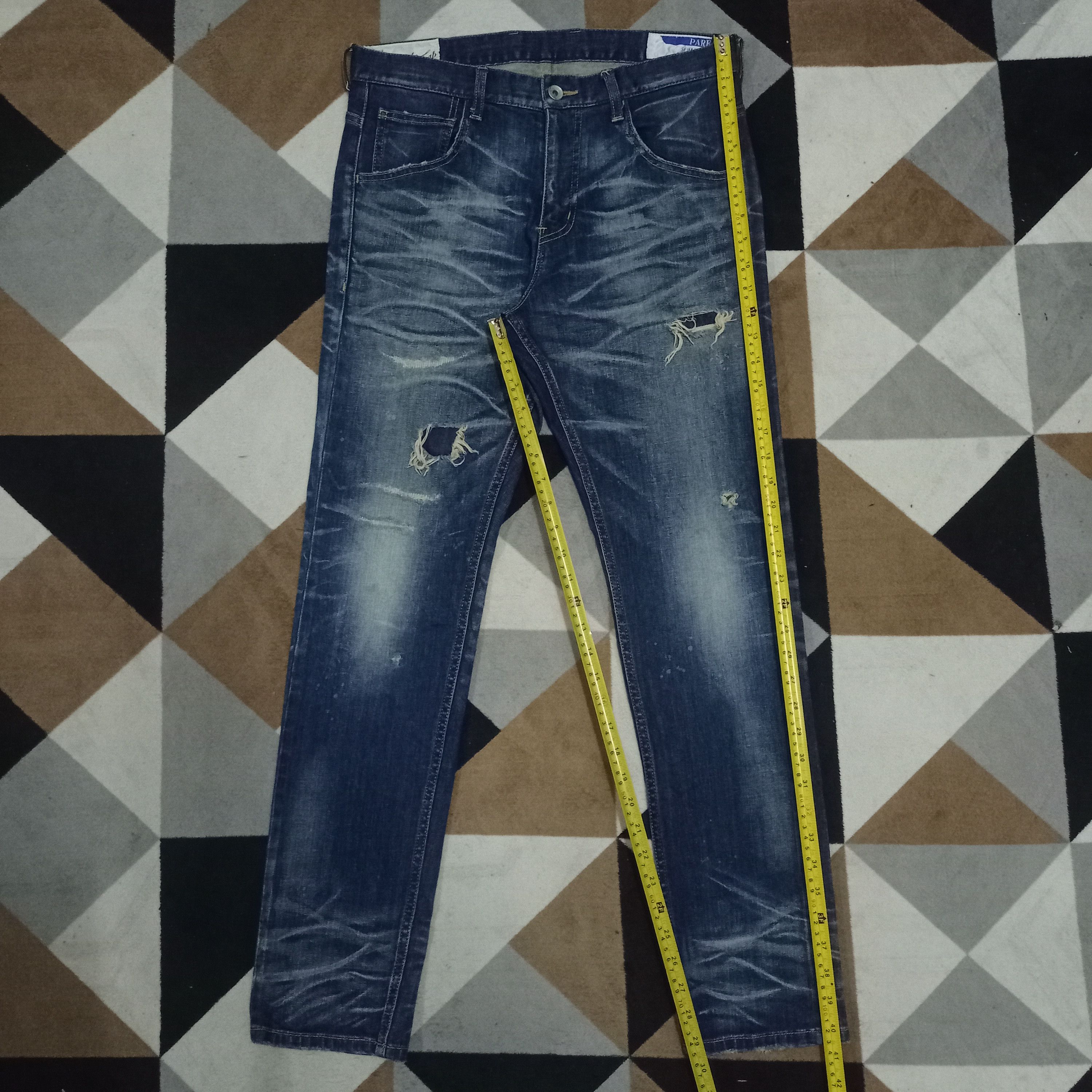 Japanese Brand Vintage Japanese Rattle Trap Acid Wash Distressed Jeans Size US 32 / EU 48 - 7 Thumbnail