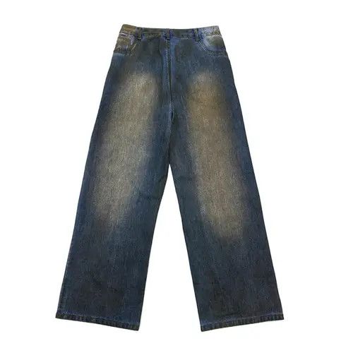 VIBE Oversized Wide Leg Denim Jeans Size US 32 / EU 48 - 8 Thumbnail