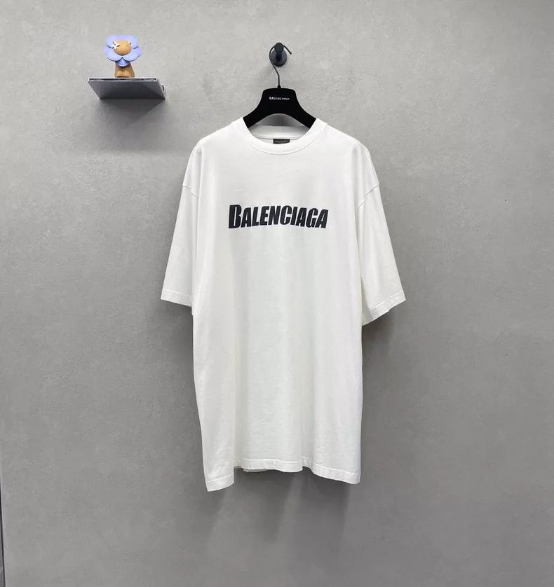 Balenciaga Balenciaga Alphabet Logo Crew Neck Short Sleeve Size US S / EU 44-46 / 1 - 1 Thumbnail