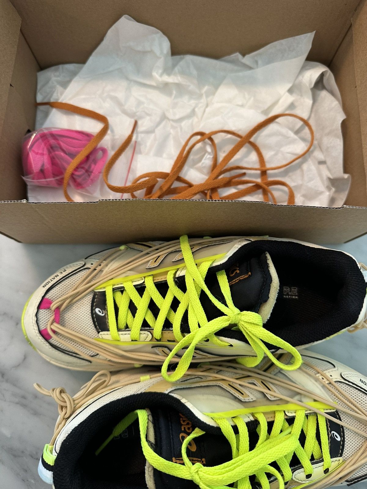 Asics ASICS P.E Nation Gel 1130 Cream/Paper bag Size US 4.5 / IT 34.5 - 4 Thumbnail