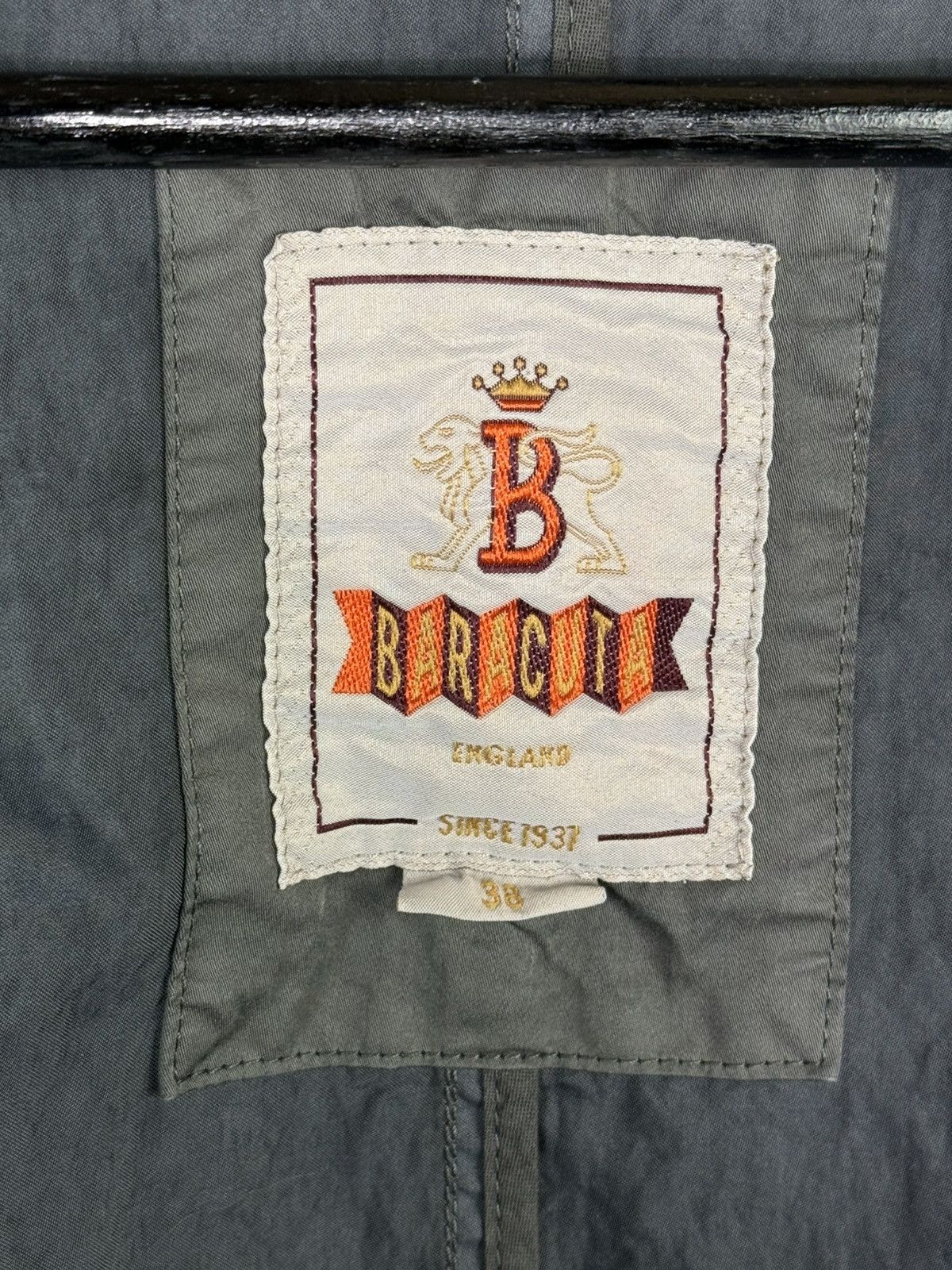 Baracuta Baracuta G10 Garment Dyed Rain Coat Grey Size 38 Size US M / EU 48-50 / 2 - 9 Thumbnail