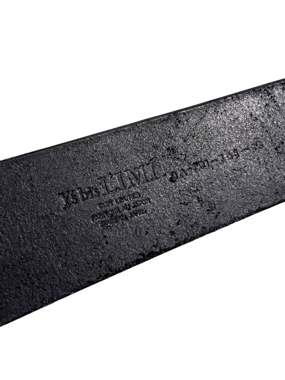 Limi Feu 1990s Y’s Bis Limi Feu Wide Leather Belt Size ONE SIZE - 4 Thumbnail