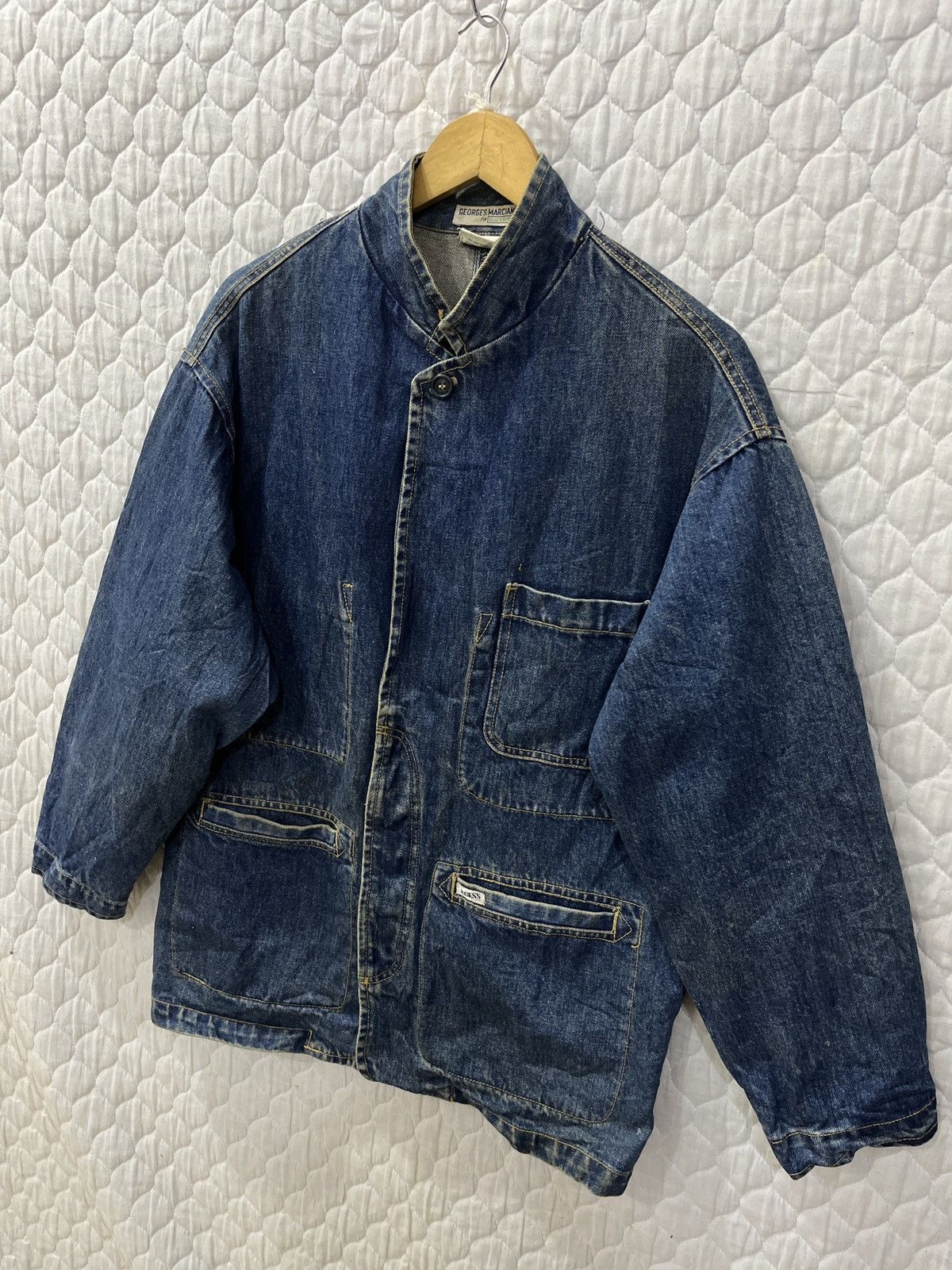 Guess (Zzzz)🔥🔥STEALS VINTAGE GUESS GEORGES MARCIANO DENIM JACKET Size US S / EU 44-46 / 1 - 5 Thumbnail