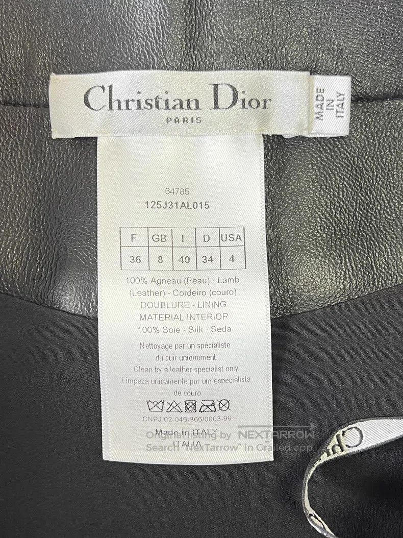 Dior Dior Black sheepskin A-line skirt Size 24" / US 00 / IT 34 - 6 Thumbnail