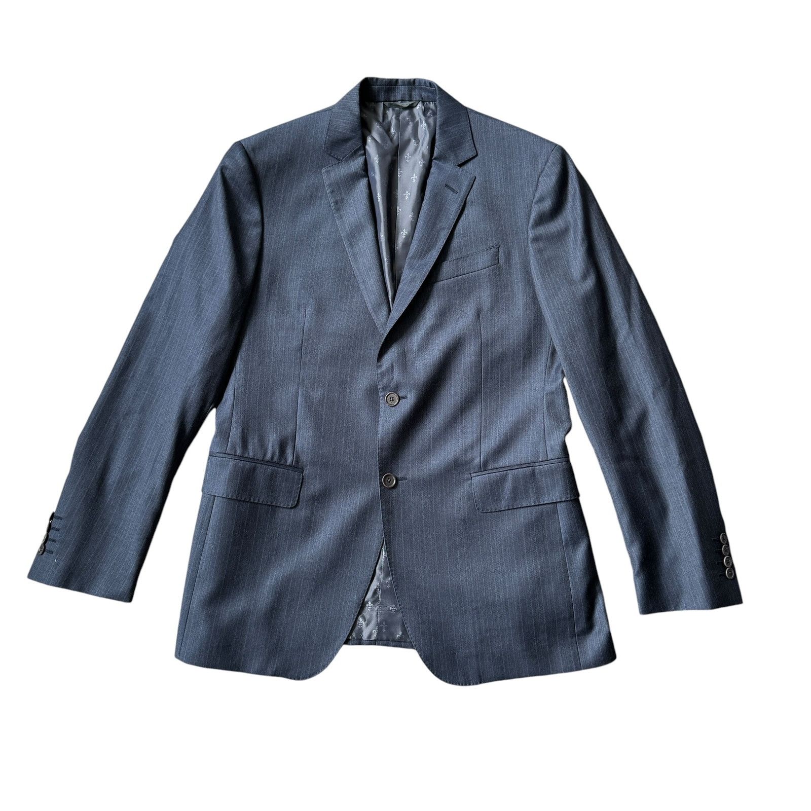 John Varvatos John Varvatos Navy Wool Two-Button Blazer Size 50R - 1 Thumbnail