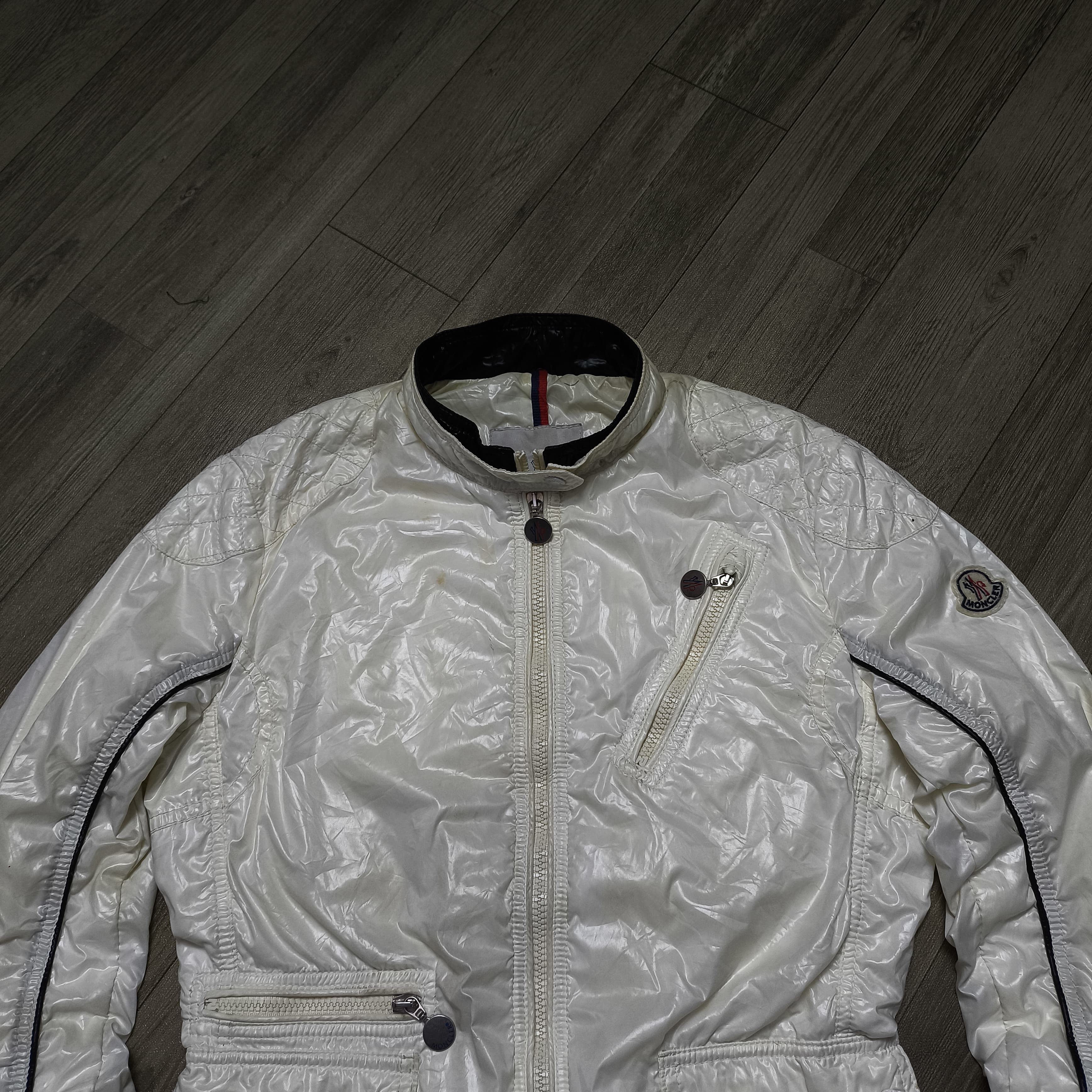 Moncler Vintage Moncler Multi pocket Bikers Jacket Size M / US 6-8 / IT 42-44 - 3 Thumbnail