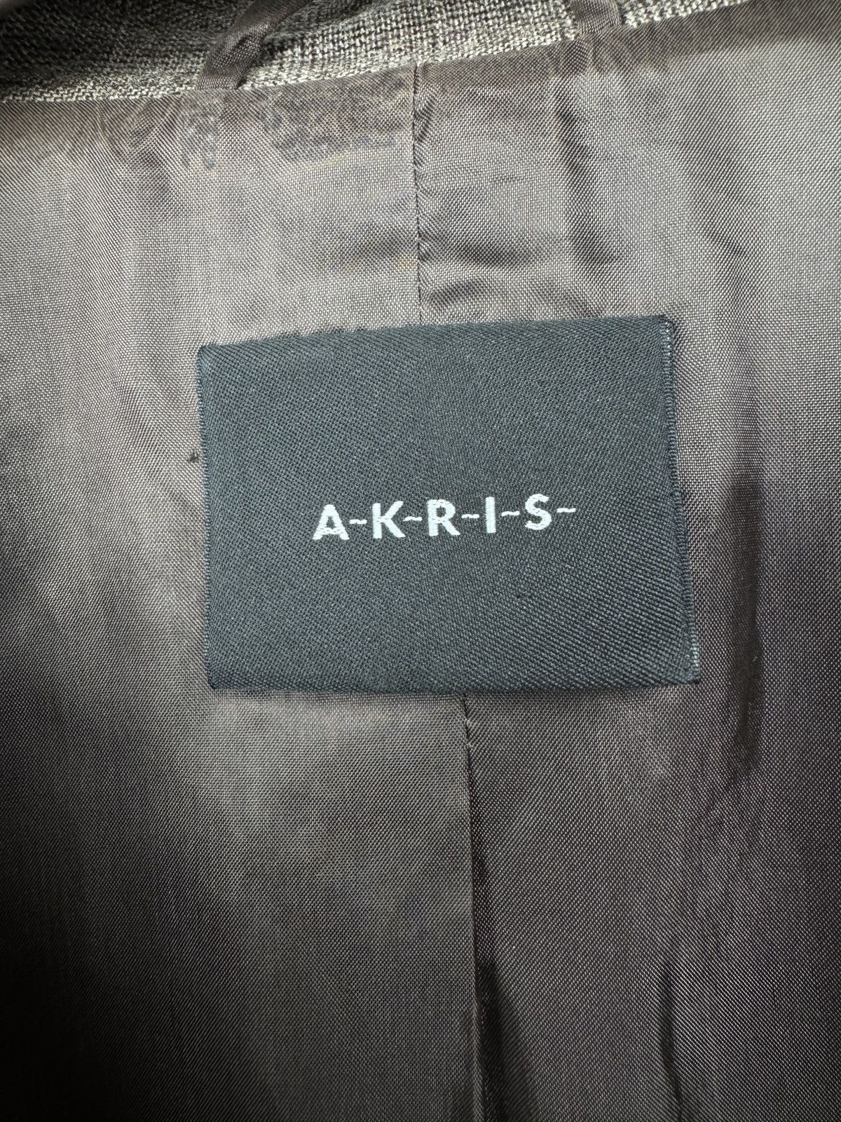 Akris Akris beige brown 50s style wool checkered blazer Size XL / US 12-14 / IT 48-50 - 9 Thumbnail