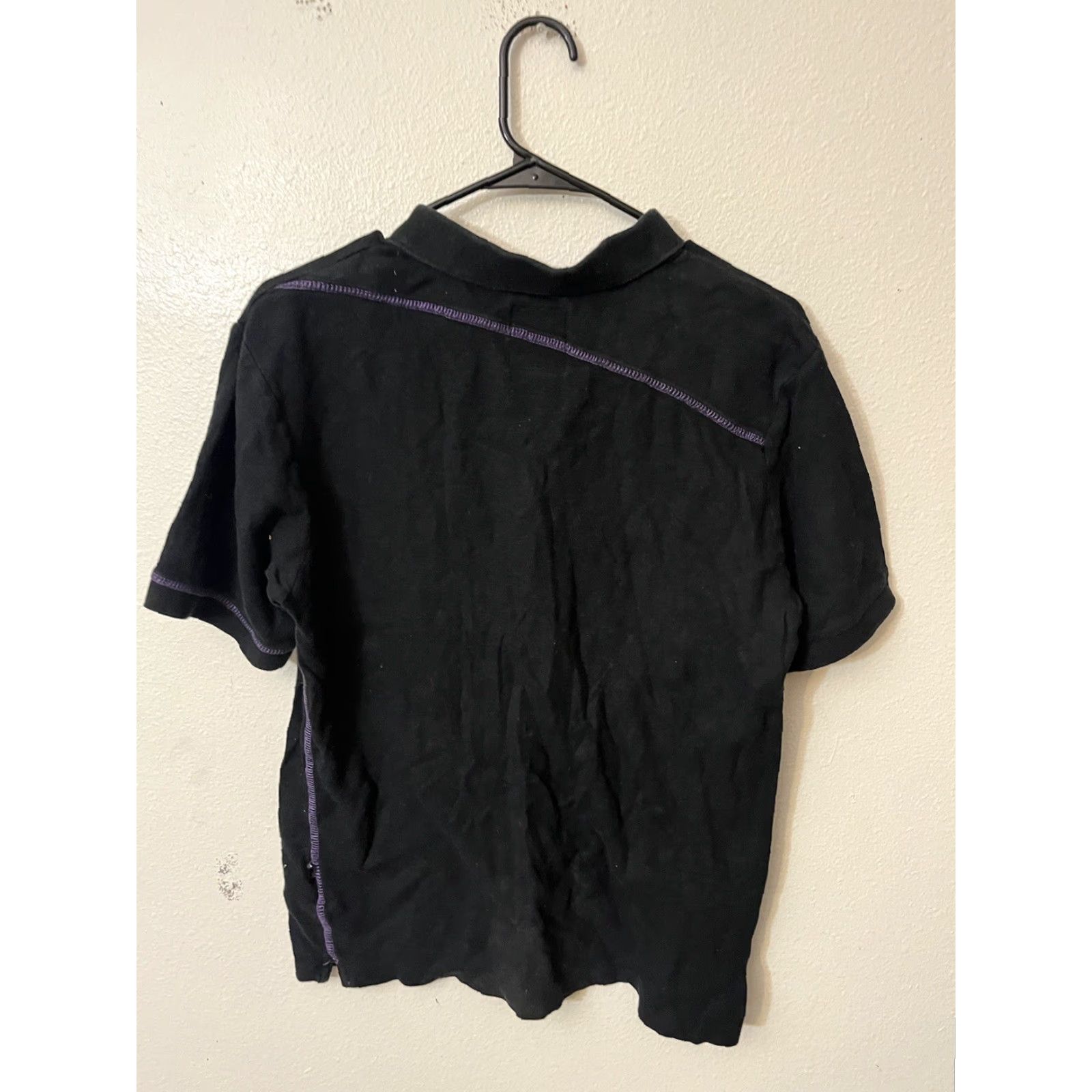 Volcom VINTAGE Volcom Polo Shirt Mens M Black Short Sleeve Collared Polo Size US M / EU 48-50 / 2 - 2 Thumbnail