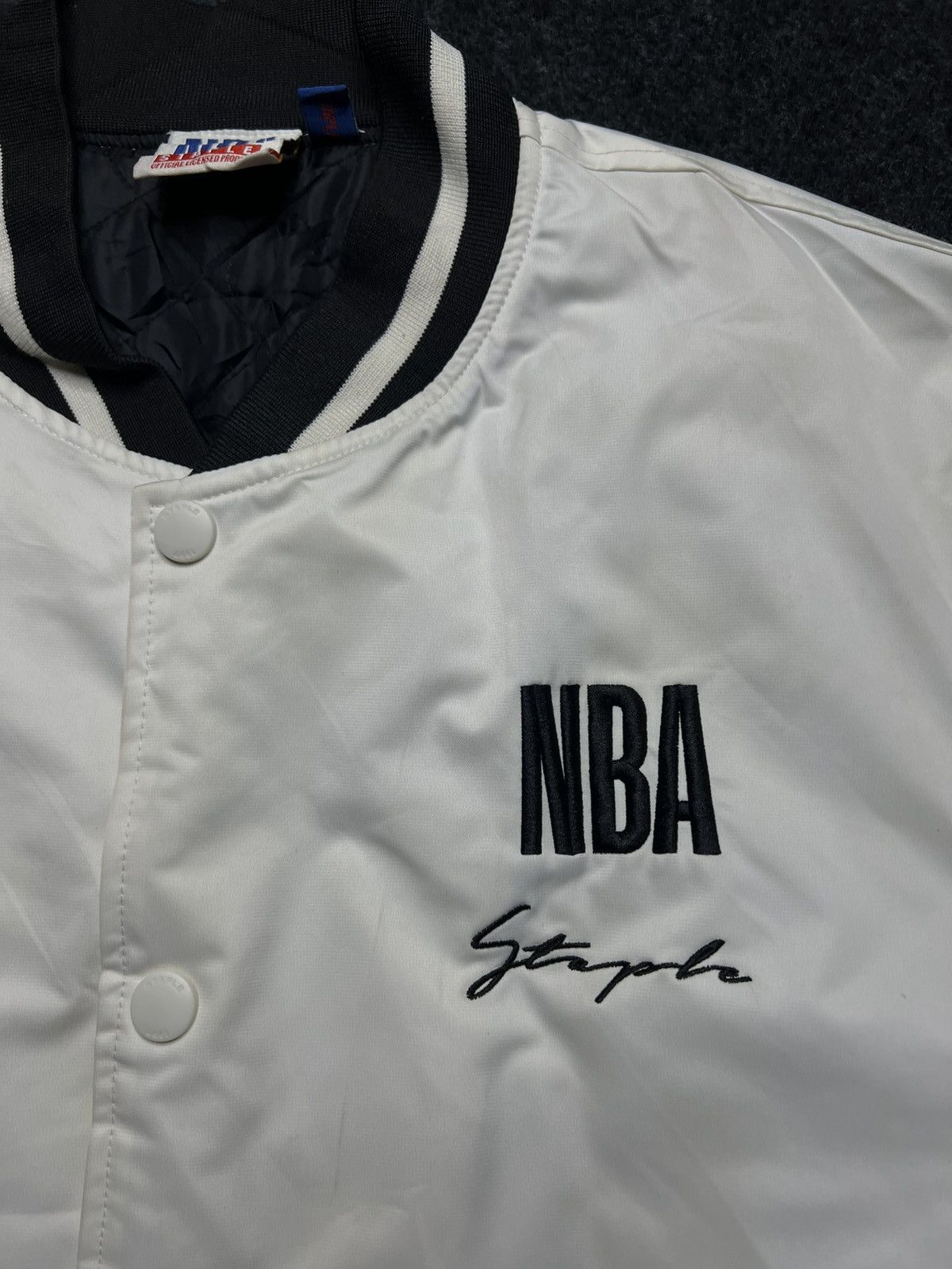 NBA VTG NBA X STAPLES ALL TEAMS FULL VERSITY BOMBER JACKET 2XL Size US XL / EU 56 / 4 - 6 Thumbnail