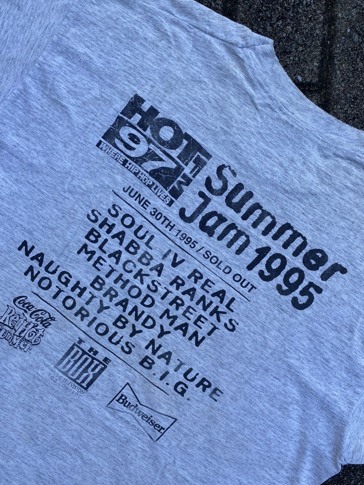 Band Tees × Vintage Vintage Summer Jam 1995 Hot 97.Fm Rap Hip Hop Tees Size US XL / EU 56 / 4 - 5 Thumbnail