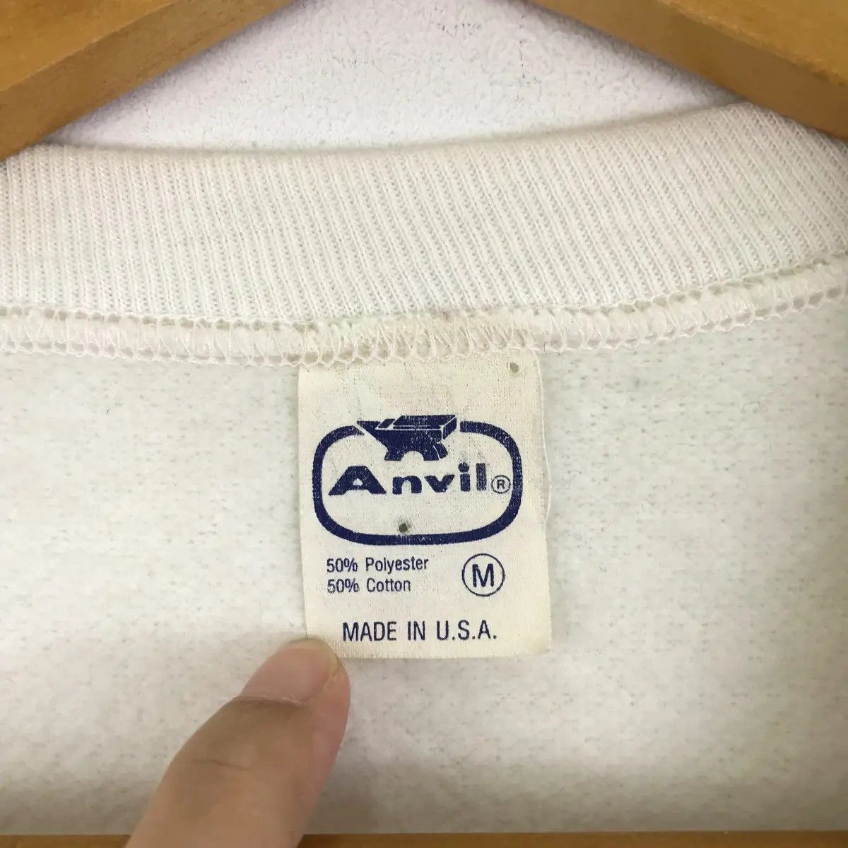 Anvil Vintage 80’ ANVIL Tavern On The Green Central Park Sweatshir Size M / US 6-8 / IT 42-44 - 5 Thumbnail