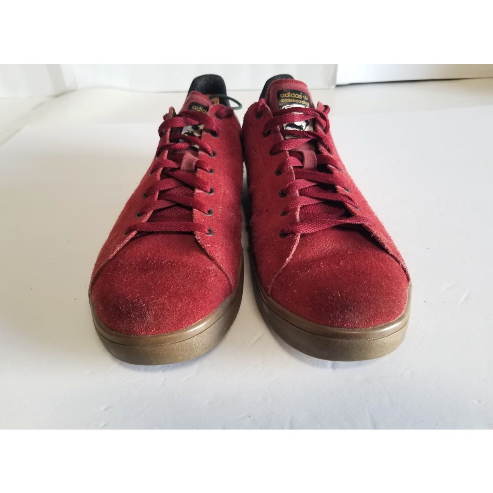 Adidas Adidas Stan Smith Vulc Burgundy Gum Suede Skateboarding C75190 Men's Size 12 Size US 13 / EU 46 - 6 Thumbnail