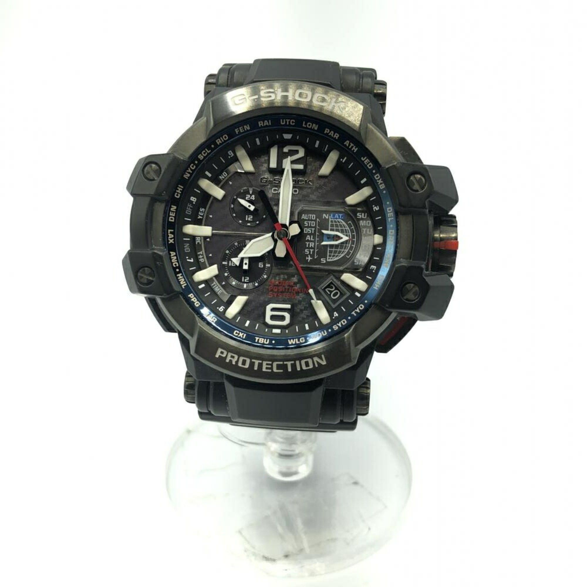 image of Casio G-Shock Watch Gpw-1000-1Ajf Gps Hybrid Radio Solar G-Shock Black, Women's