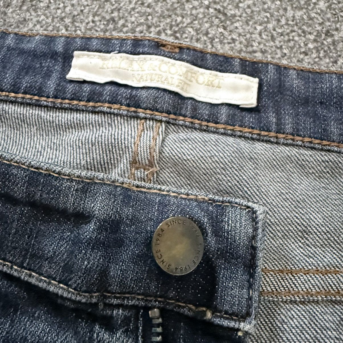 Jun Takahashi Vintage Archive Japanese Denim Uniqlo Natural Fit Wideleg Size US 36 / EU 52 - 13 Thumbnail