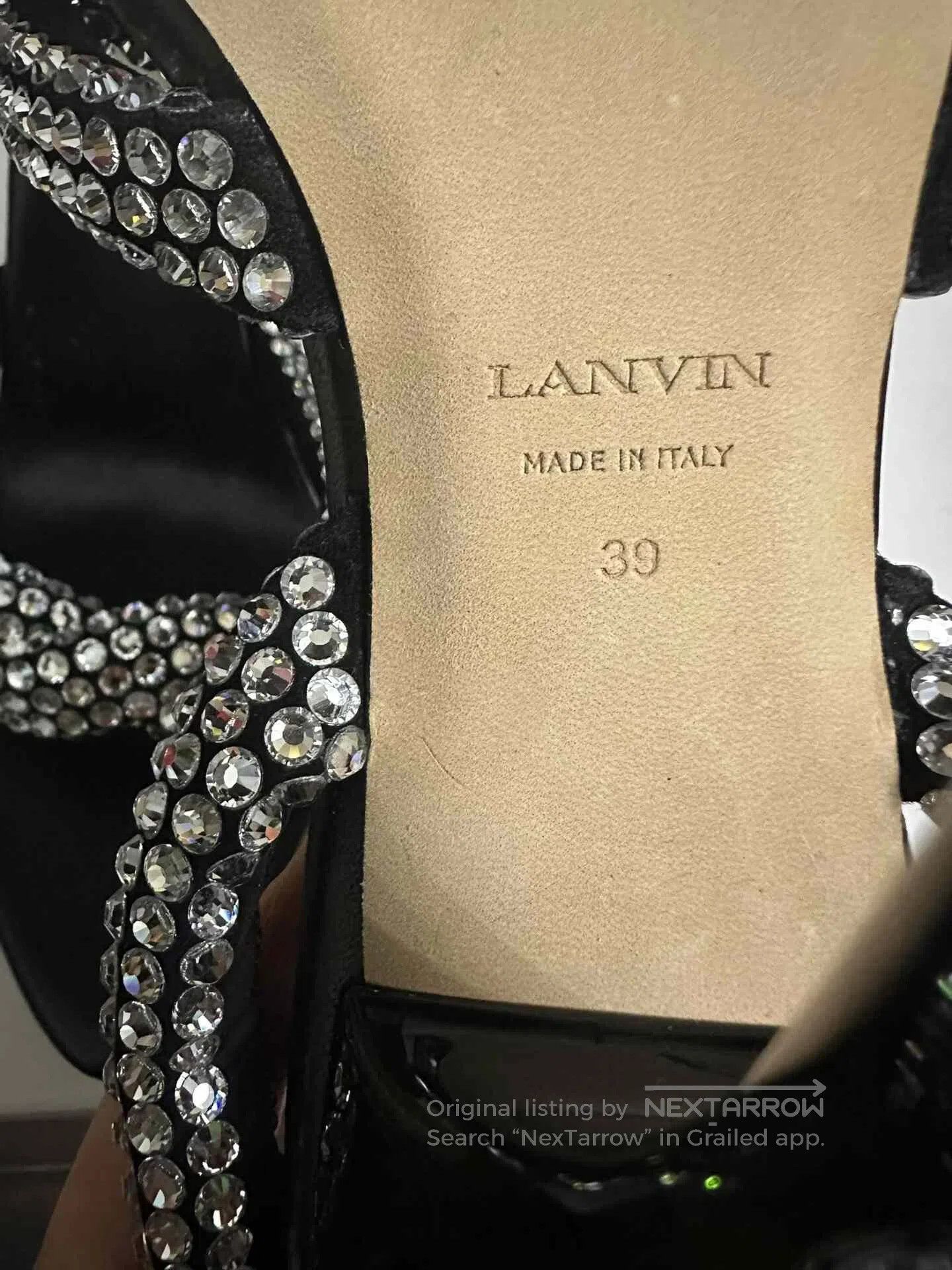 Lanvin LANVIN Crystal High Heels. Size US 8 / IT 38 - 5 Thumbnail