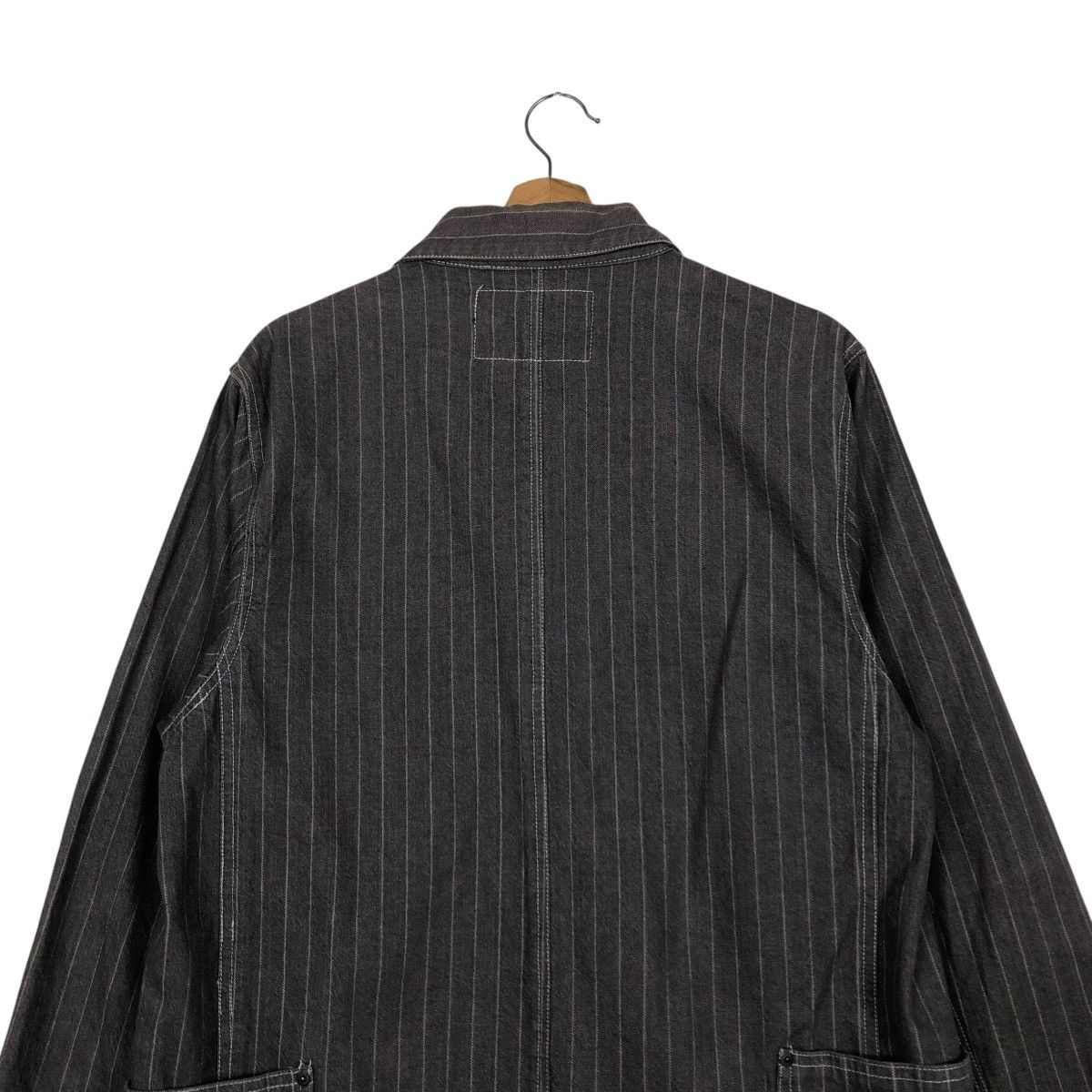Japanese Brand 🔥VINTAGE HICKORY CHORE JACKET BREATH STRIPED ISSEY MIYAKE Size US M / EU 48-50 / 2 - 11 Thumbnail