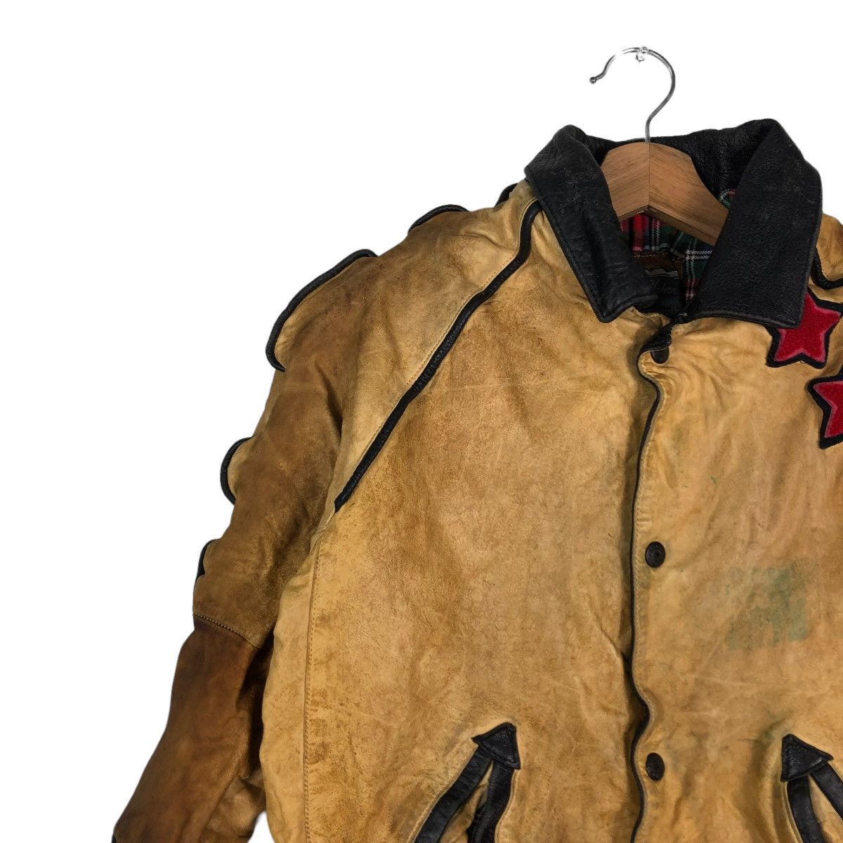 Japanese Brand 🔥VINTAGE LEATHER JACKET NORTH BEACH LEATHER ISSEY MIYAKE Size US S / EU 44-46 / 1 - 9 Thumbnail