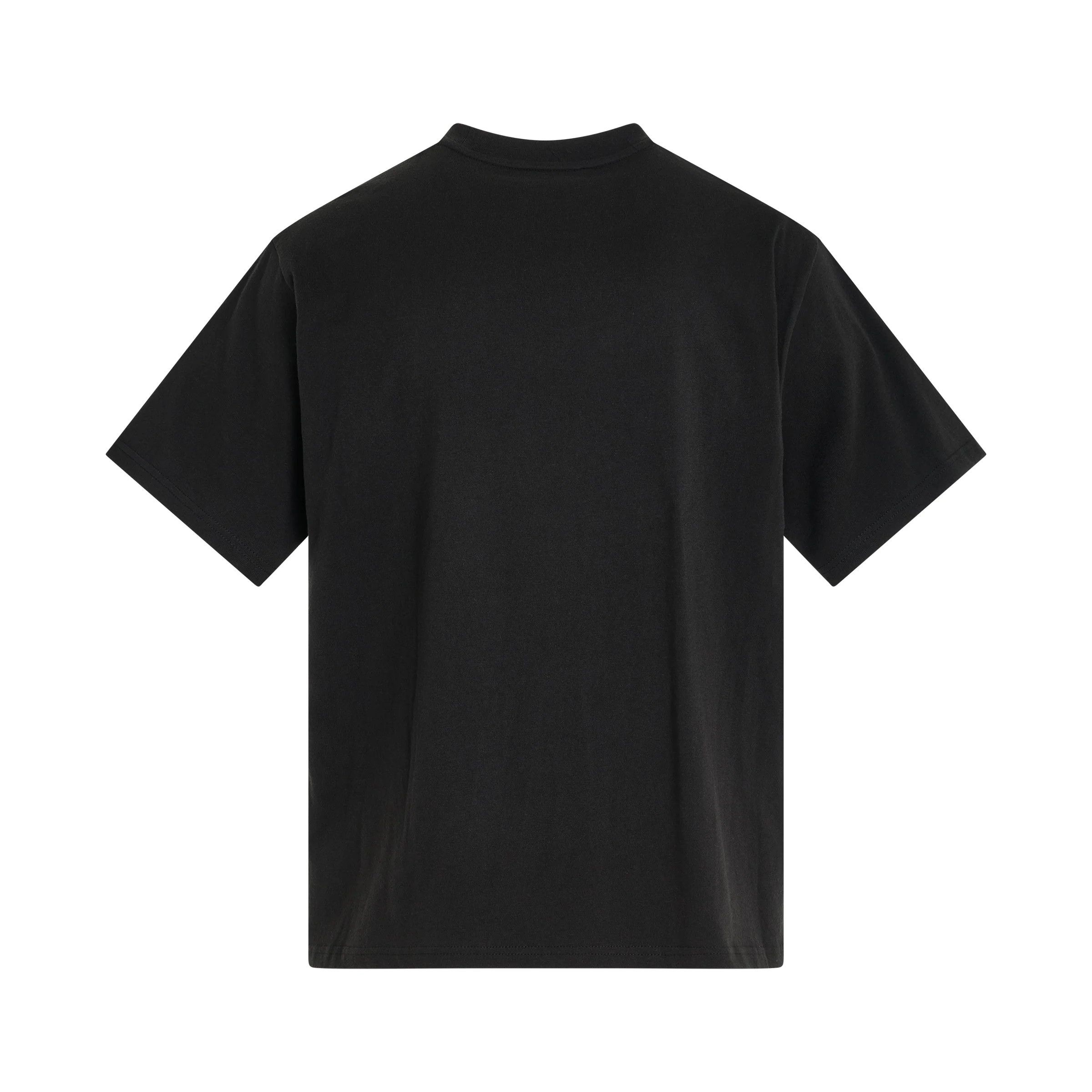WE11DONE o1mris0824 Character T-Shirt in Black Size US M / EU 48-50 / 2 - 4 Thumbnail
