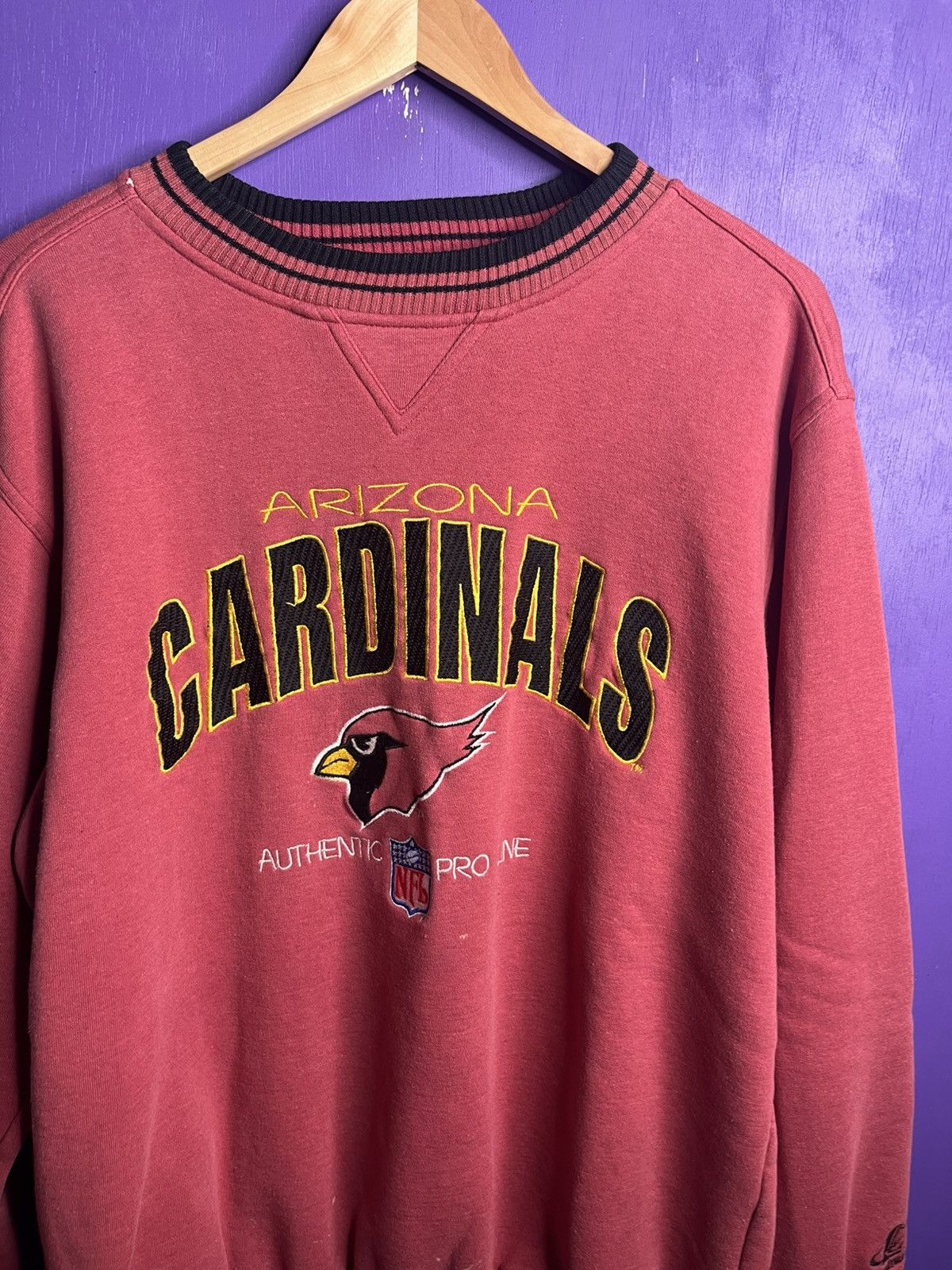 Logo Athletic × NFL × Vintage Vintage logo athletic Arizona cardinals faded crewneck Size US XL / EU 56 / 4 - 3 Thumbnail