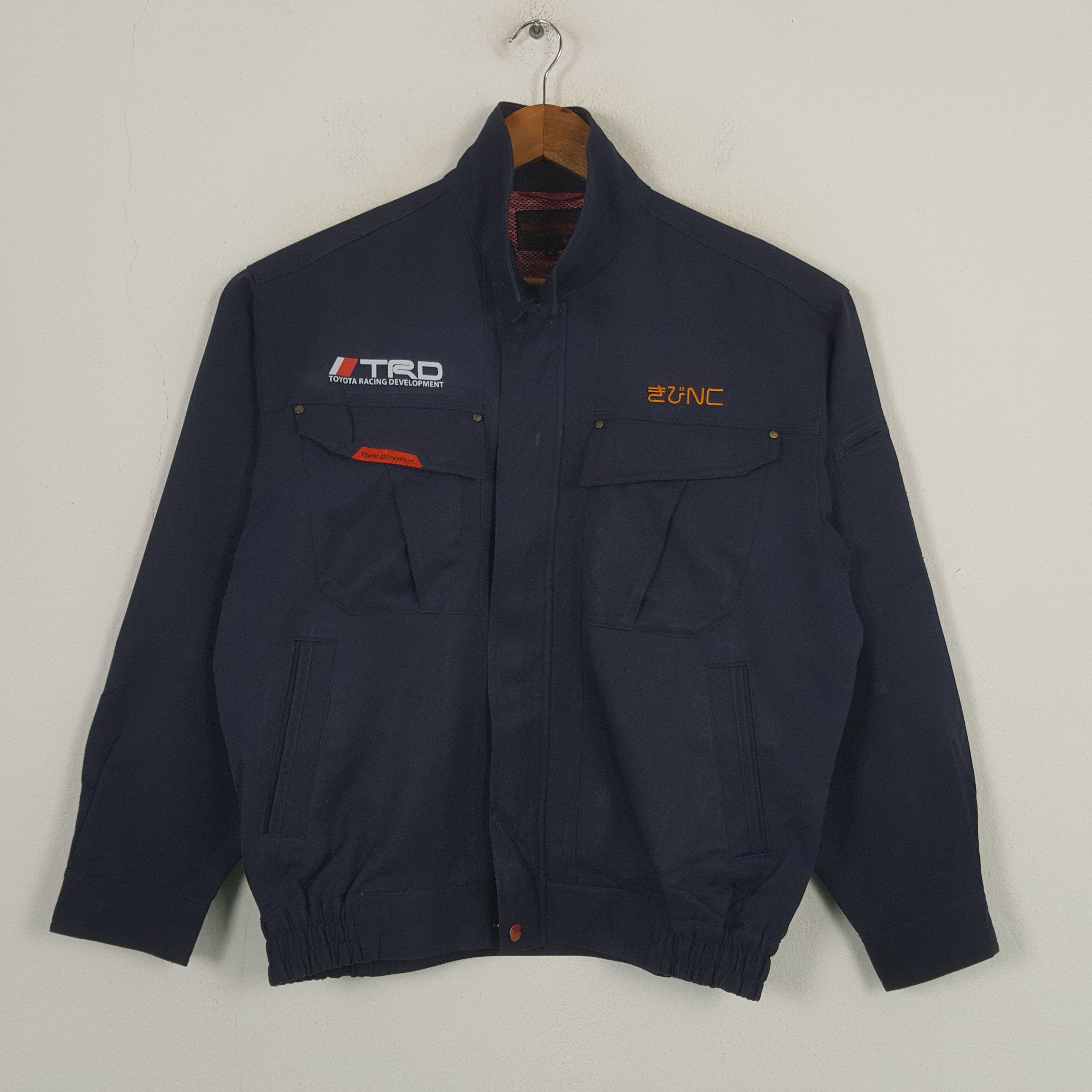 Japanese Brand × Vintage Vintage TRD TOYOTA RACING Team Custom Jacket C284N17 Size US L / EU 52-54 / 3 - 3 Thumbnail