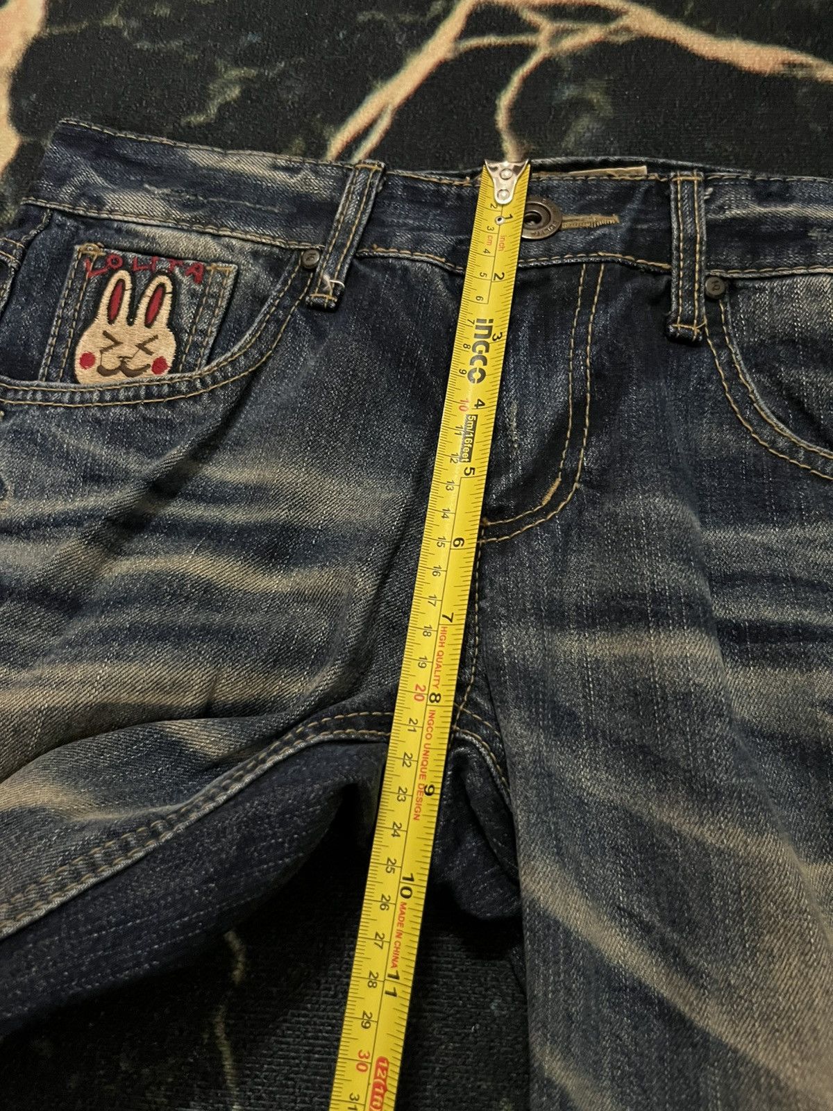 Japanese Brand × Jean × Vintage YOSHITOMO NARA LOLITA JEANS 32 X 35.5 Size 32" / US 10 / IT 46 - 20 Thumbnail