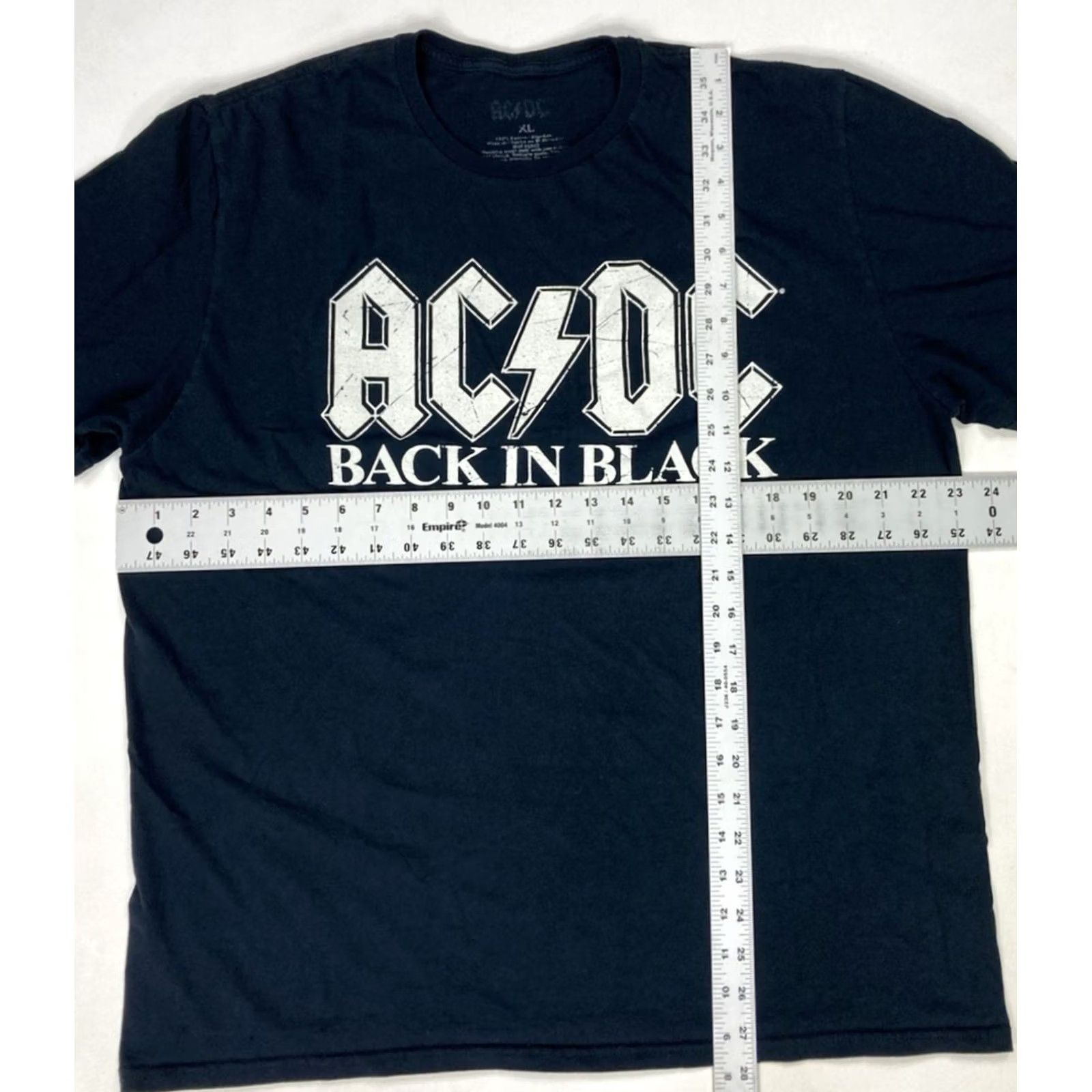 Etro ACDC T-Shirt Graphic Retro Black Short Sleeve Music Men XL Size US XL / EU 56 / 4 - 5 Thumbnail