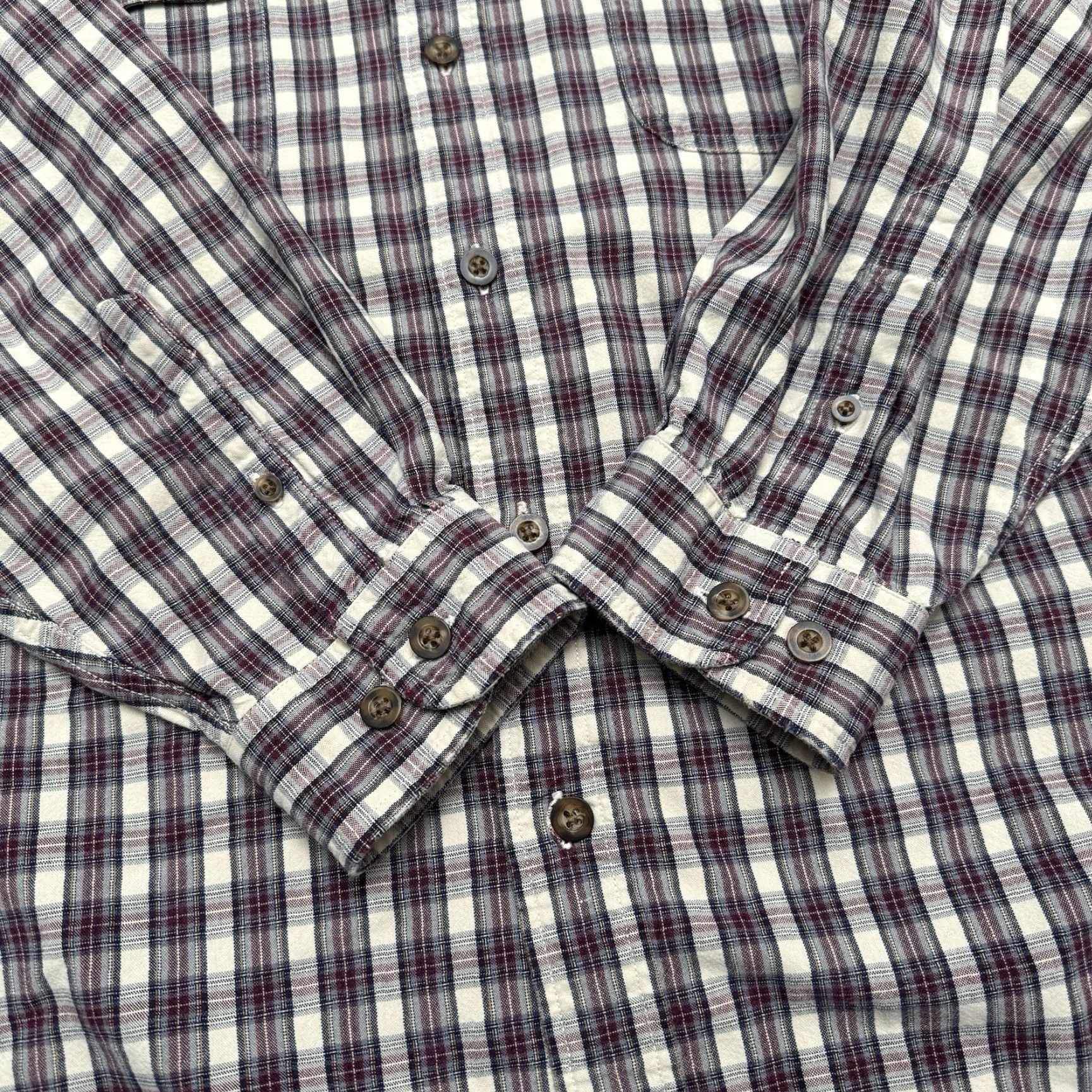 Eddie Bauer Eddie Bauer Men’s Large Relaxed Long Sleeve Button Up Flannel Plaid Red Cream Shirt Mens L Red Plaid Flannel Button-Up Shirt Size US L / EU 52-54 / 3 - 5 Thumbnail