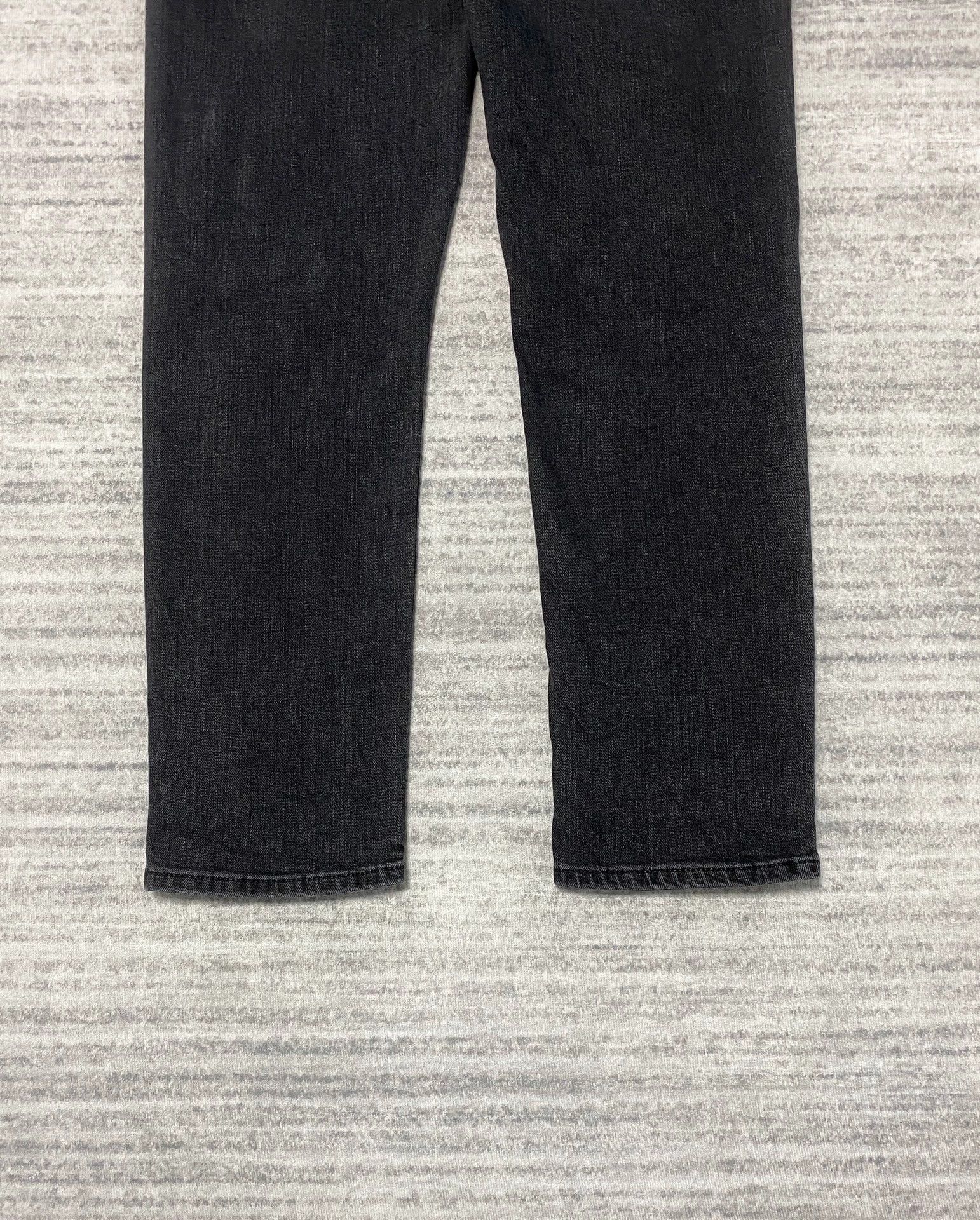Acne Studios Acne Studios Washed Black MicroSlim Straight Jeans 29 Size US 29 - 6 Thumbnail