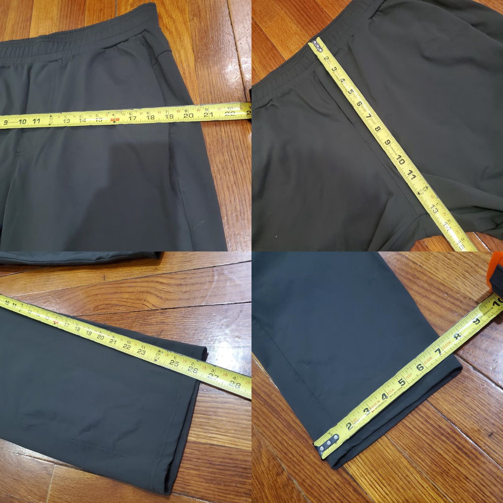 Vintage Public Rec Pants Mens 36x28 Dark Gray All Day Every Day Athletic Stretch Travel Pants Size US 36 / EU 52 - 9 Thumbnail