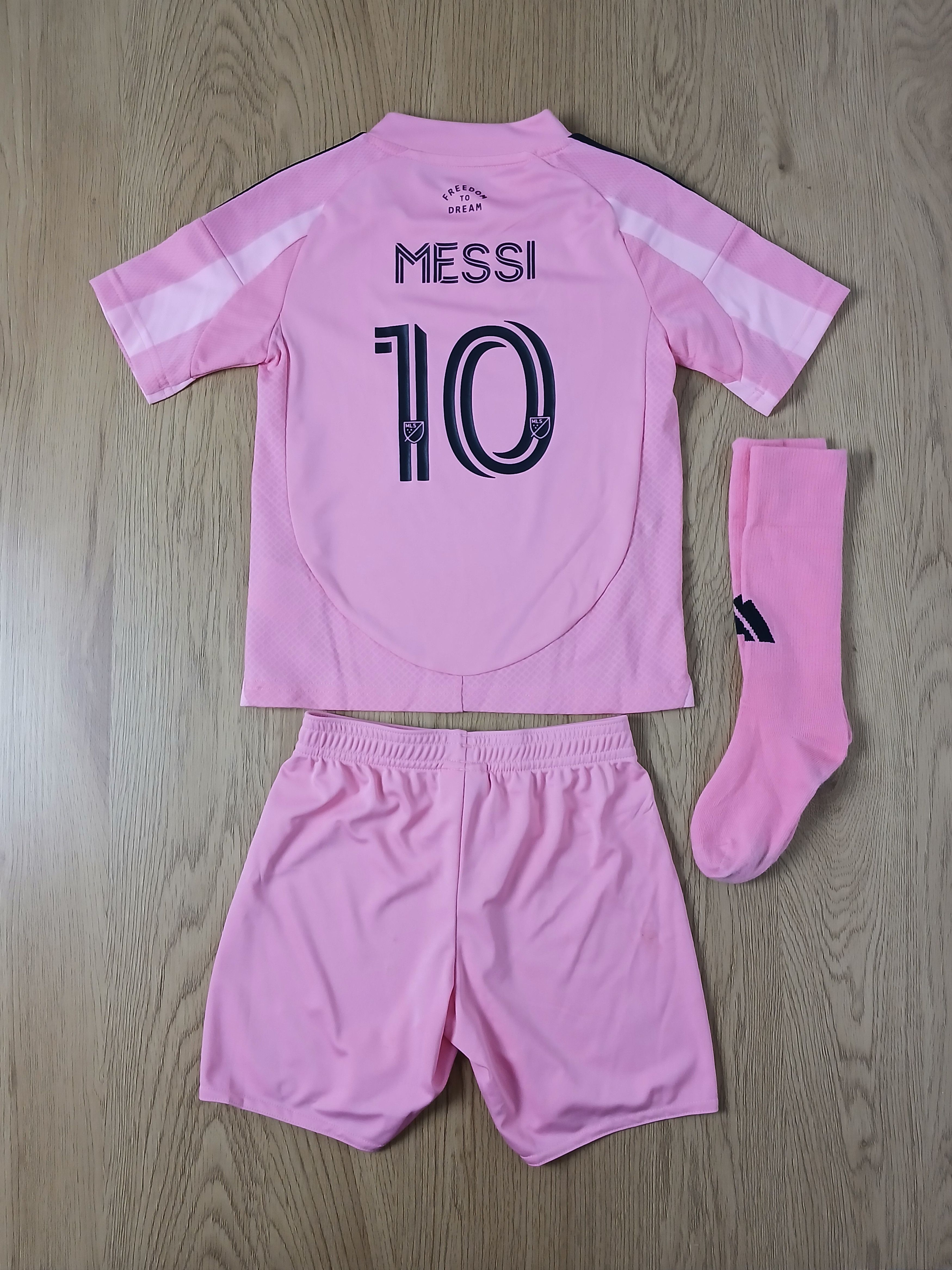 Adidas Inter Miami 25/26 Home Messi Football Kit Size US XXS / EU 40 - 1 Thumbnail